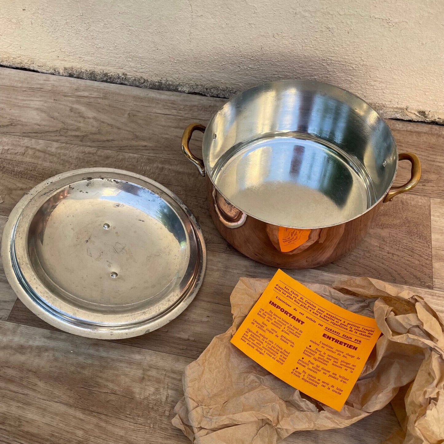 Made in France French stock pot Copper Cookware  2303254