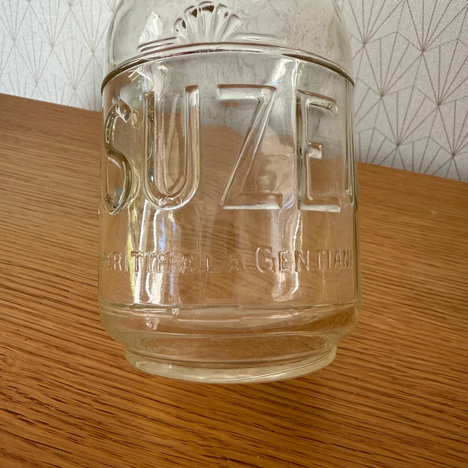 French Vintage Suze Carafe Water Pitcher Pastis Aperitif Glass 0309251 Suze