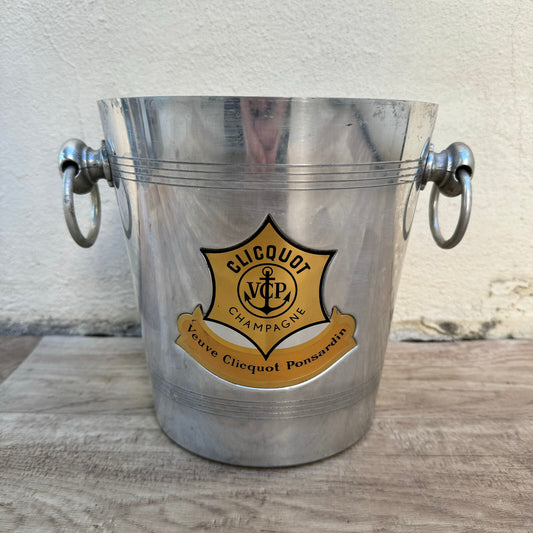Vintage French Veuve Clicquot Ice Bucket Chrome Champagne Cooler 1910231 Fleamarketfrance