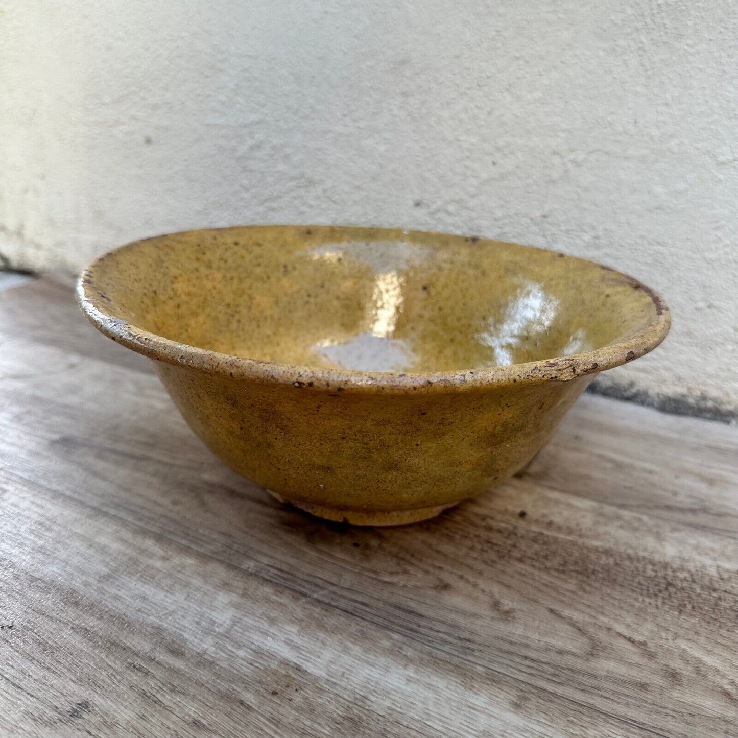 French Vintage Plate Tian Provencal Fruits mixing bowl glazed 0703251 Fleamarketfrance