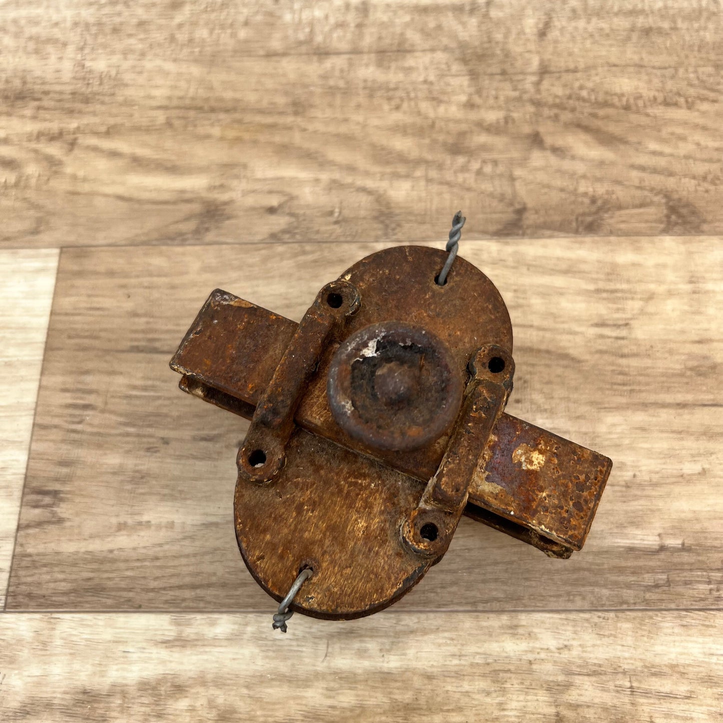 French Antique Door Latch Slide Bolt Lock Rustic Hardware 26052220 Fleamarketfrance