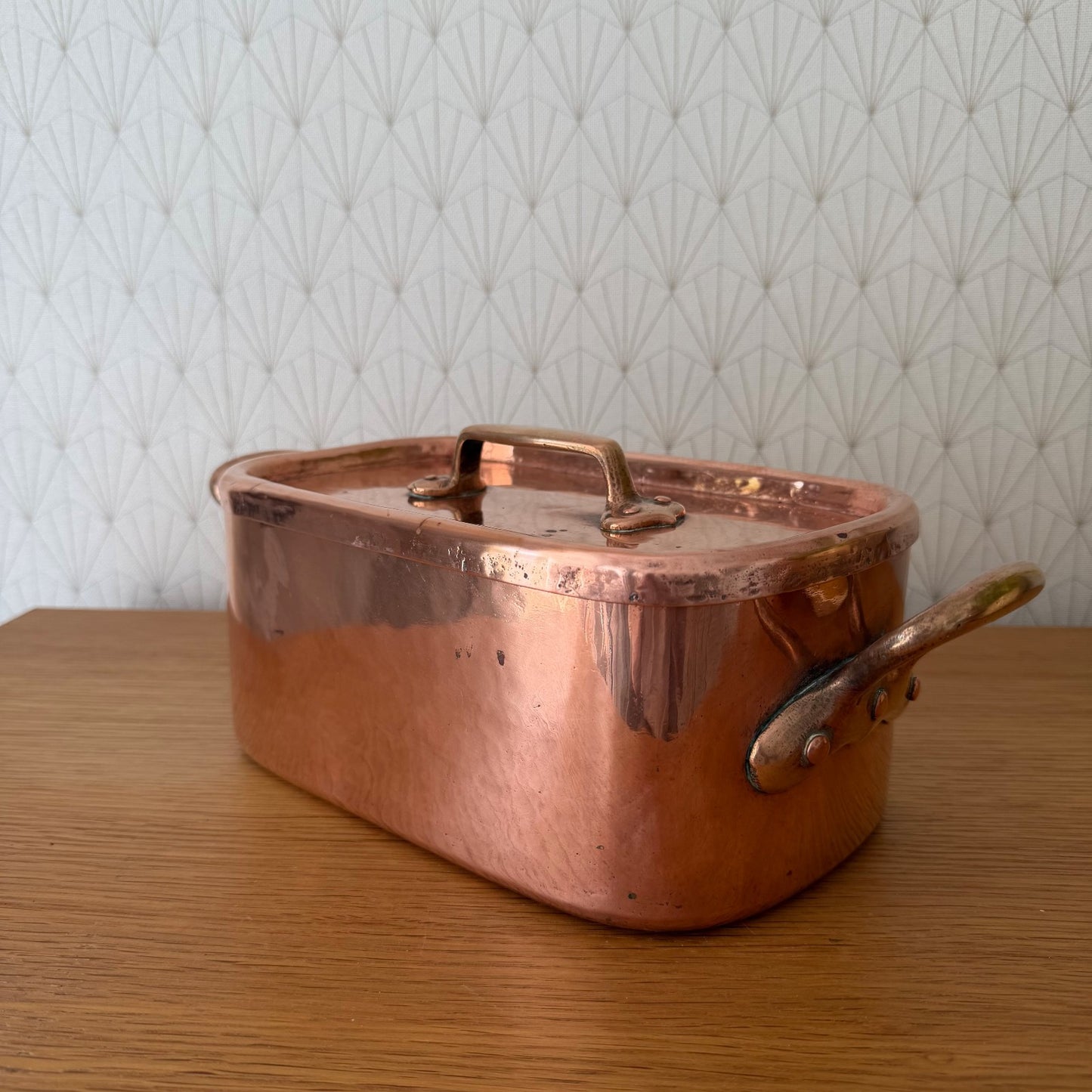 French Copper Daubiere Stock Pot Dovetailed Antique Cookware 0405264 Fleamarketfrance