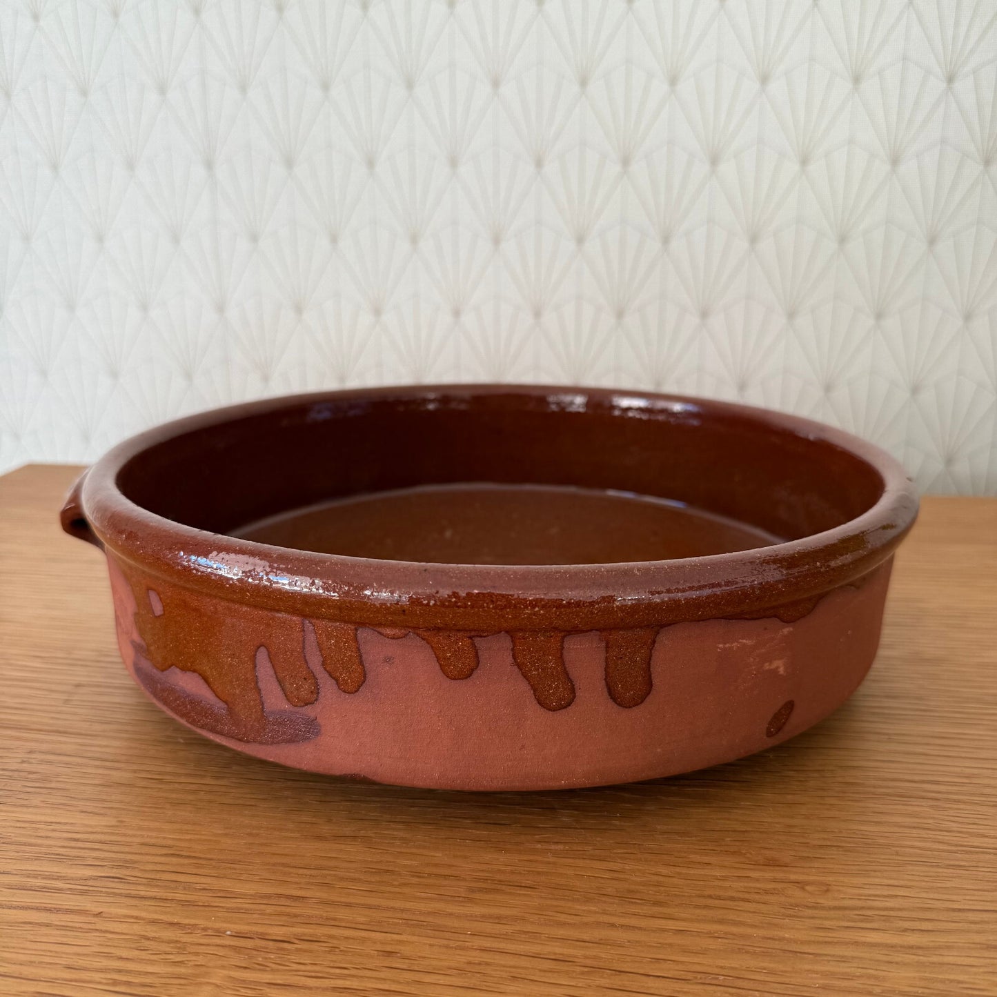 French Terracotta Tian Bowl Vintage Provence Pottery Mixing 11.5" 2801251 Unbranded