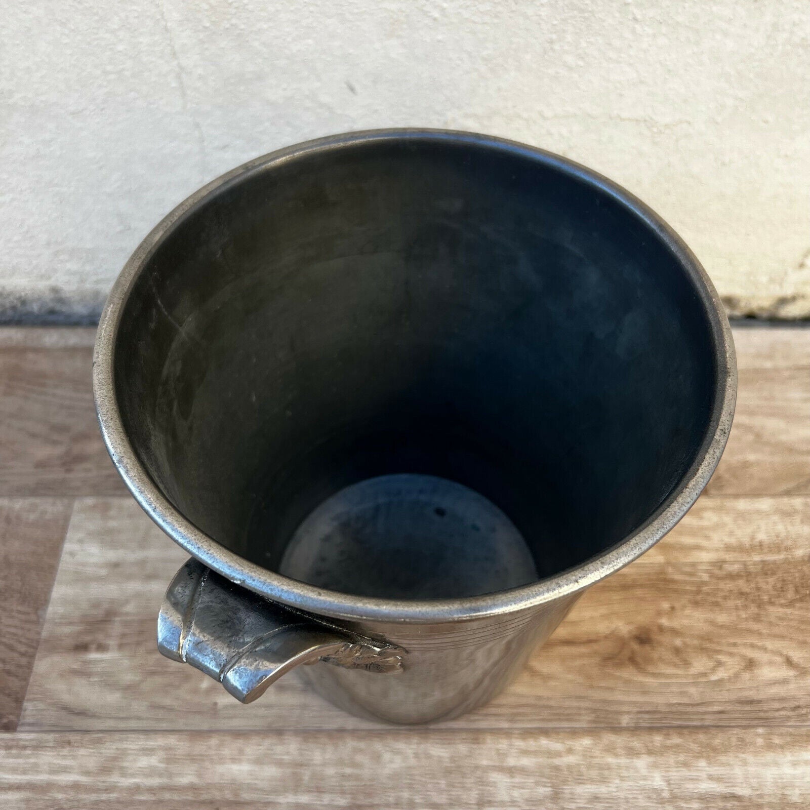 Vintage French Champagne Silverplate Ice Bucket Cooler 1002225 - Fleamarketfrance