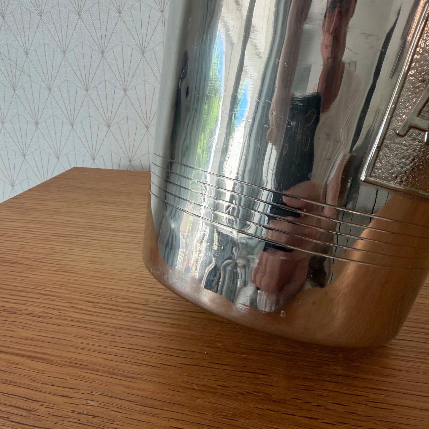 French Champagne Bucket Silverplate Morlant Vintage Wine Cooler MERAND 10062616 Morlant