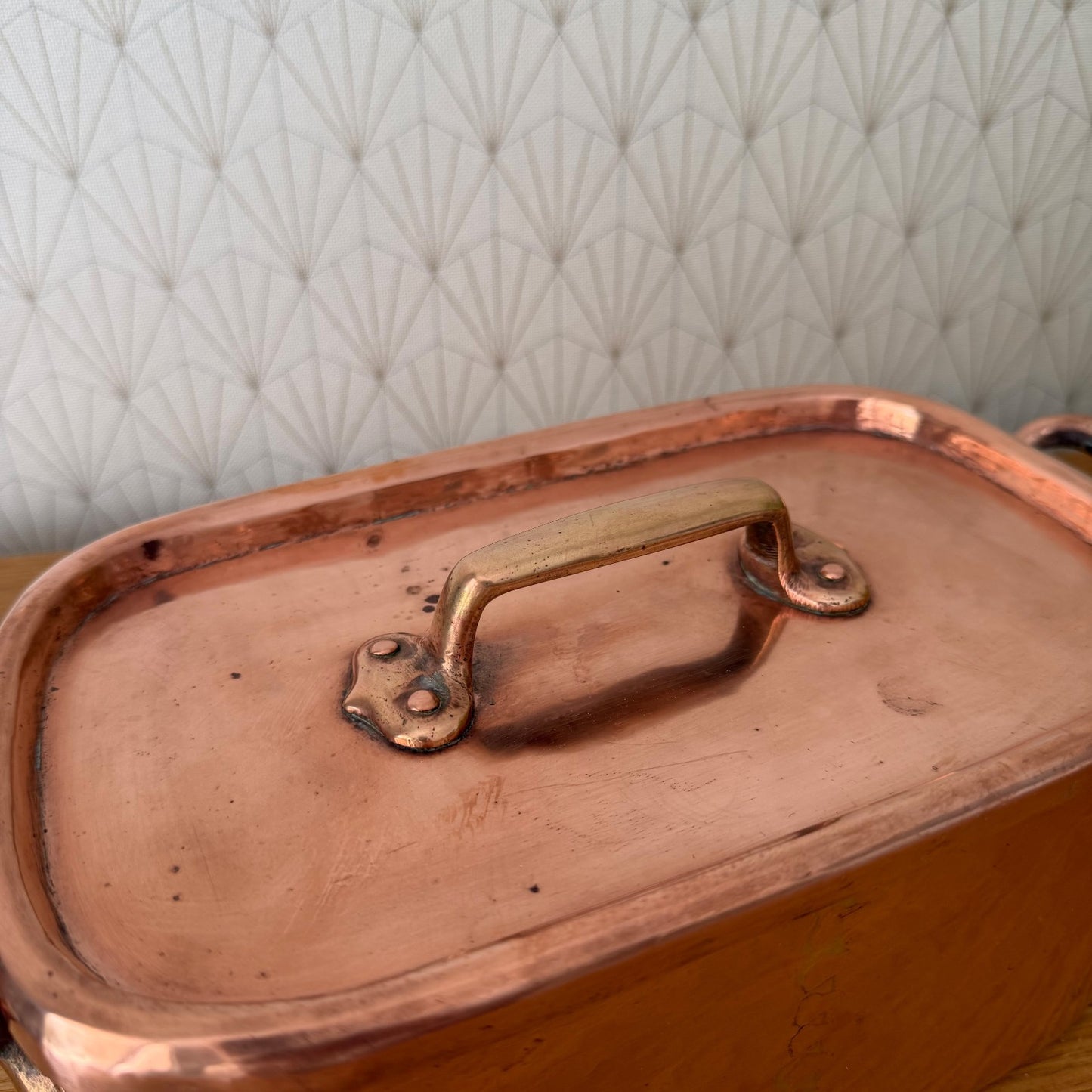 French Copper Daubiere Stock Pot Dovetailed Antique Cookware 0405264 Fleamarketfrance