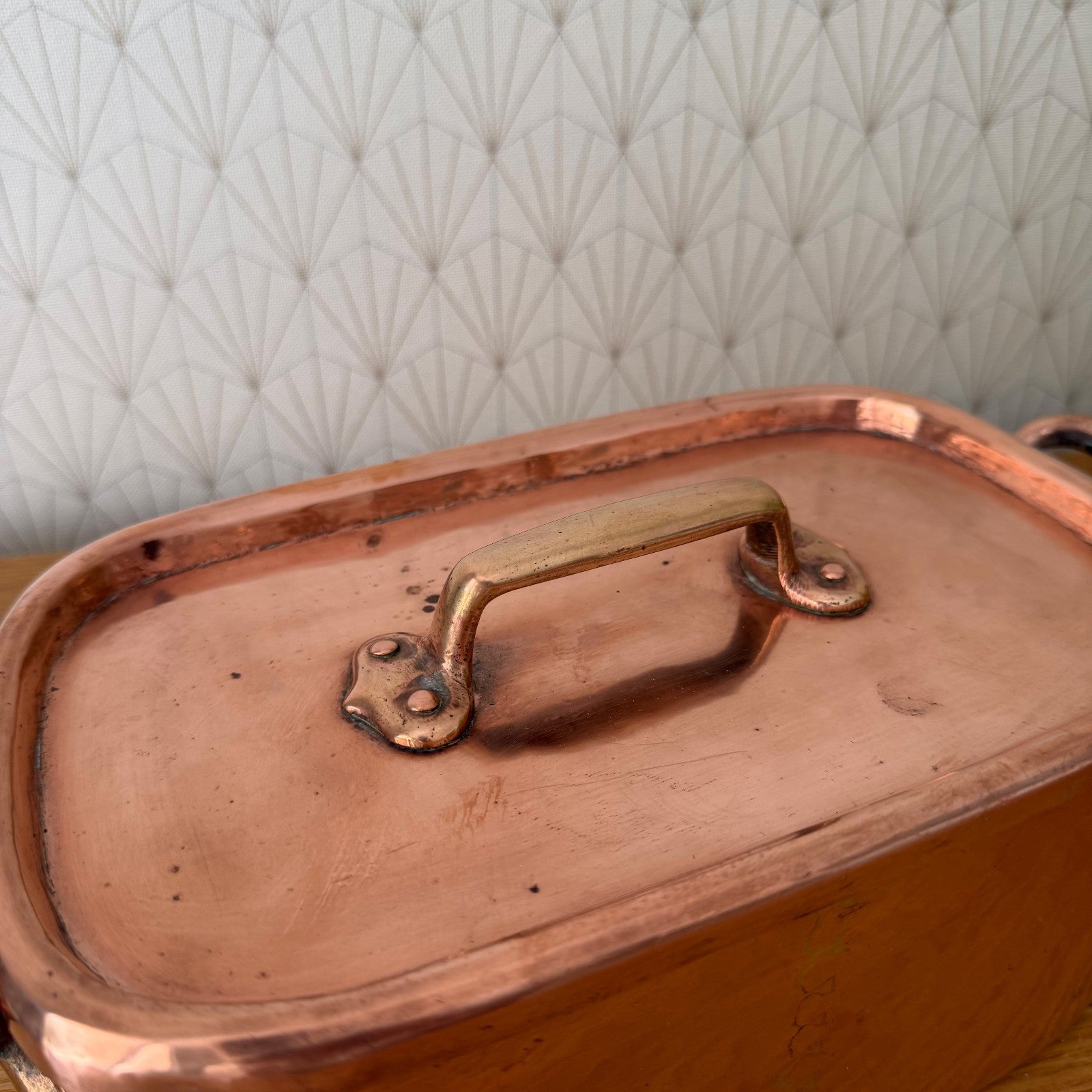 French Copper Daubiere Stock Pot Dovetailed Antique Cookware 0405264 Fleamarketfrance
