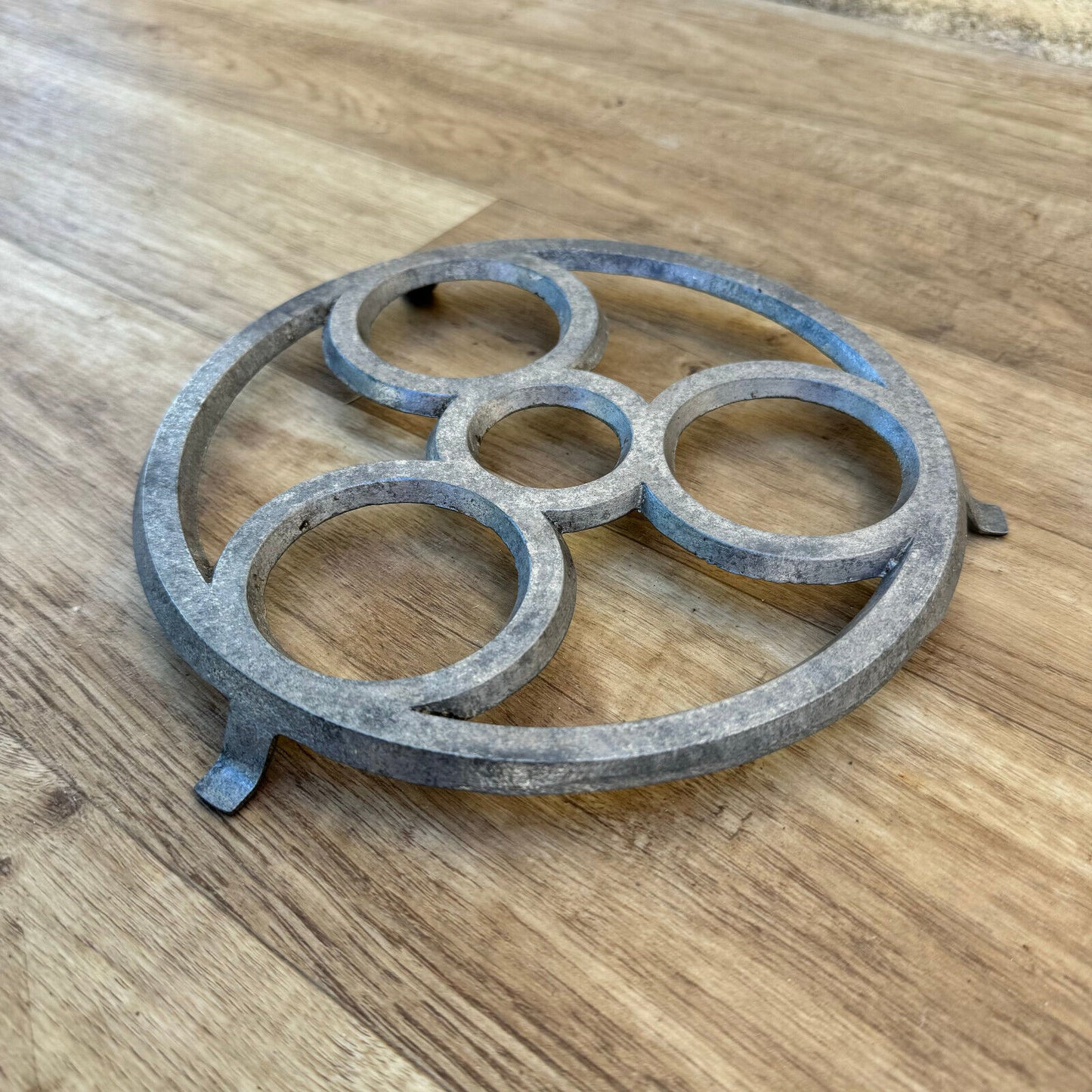 Antique vintage french aluminium kitchen Trivet  france 12062413 - Fleamarketfrance