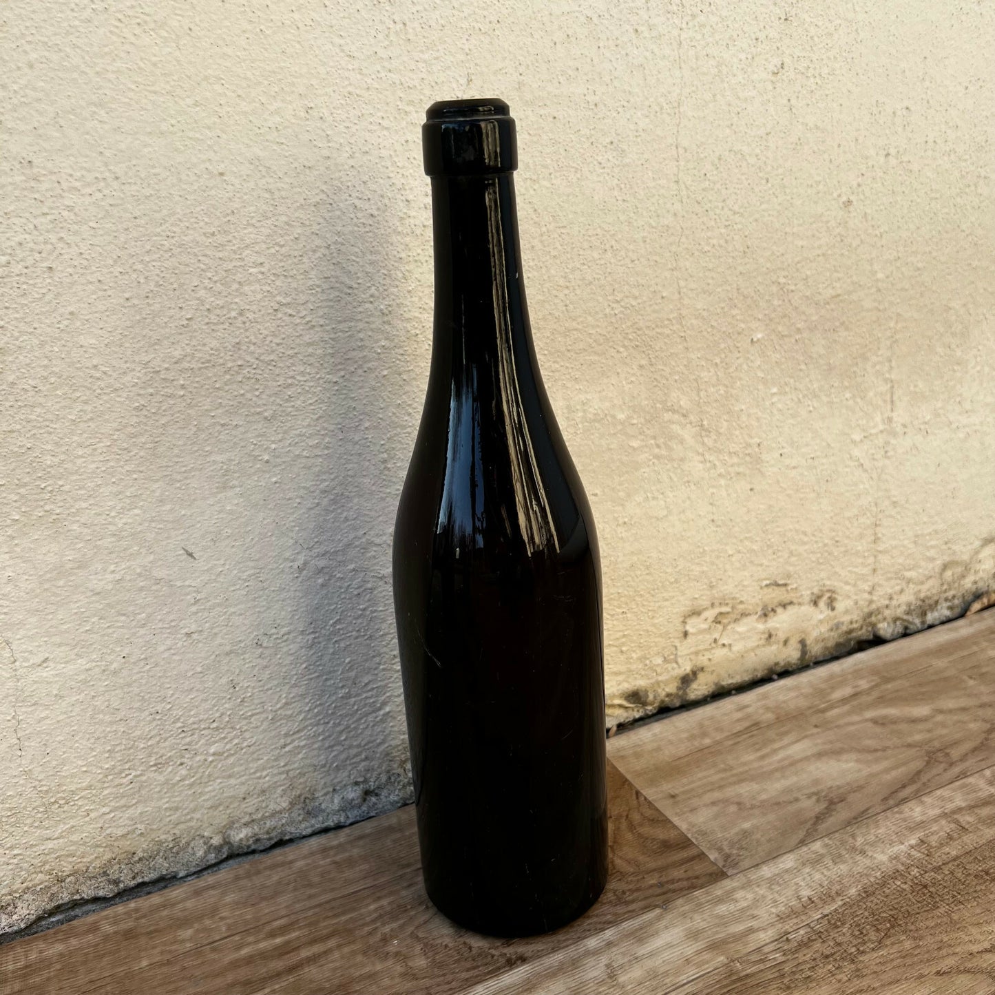 French Antique Wine Bottle Dark Green Glass c1900 34cm Tall 10022212 Fleamarketfrance