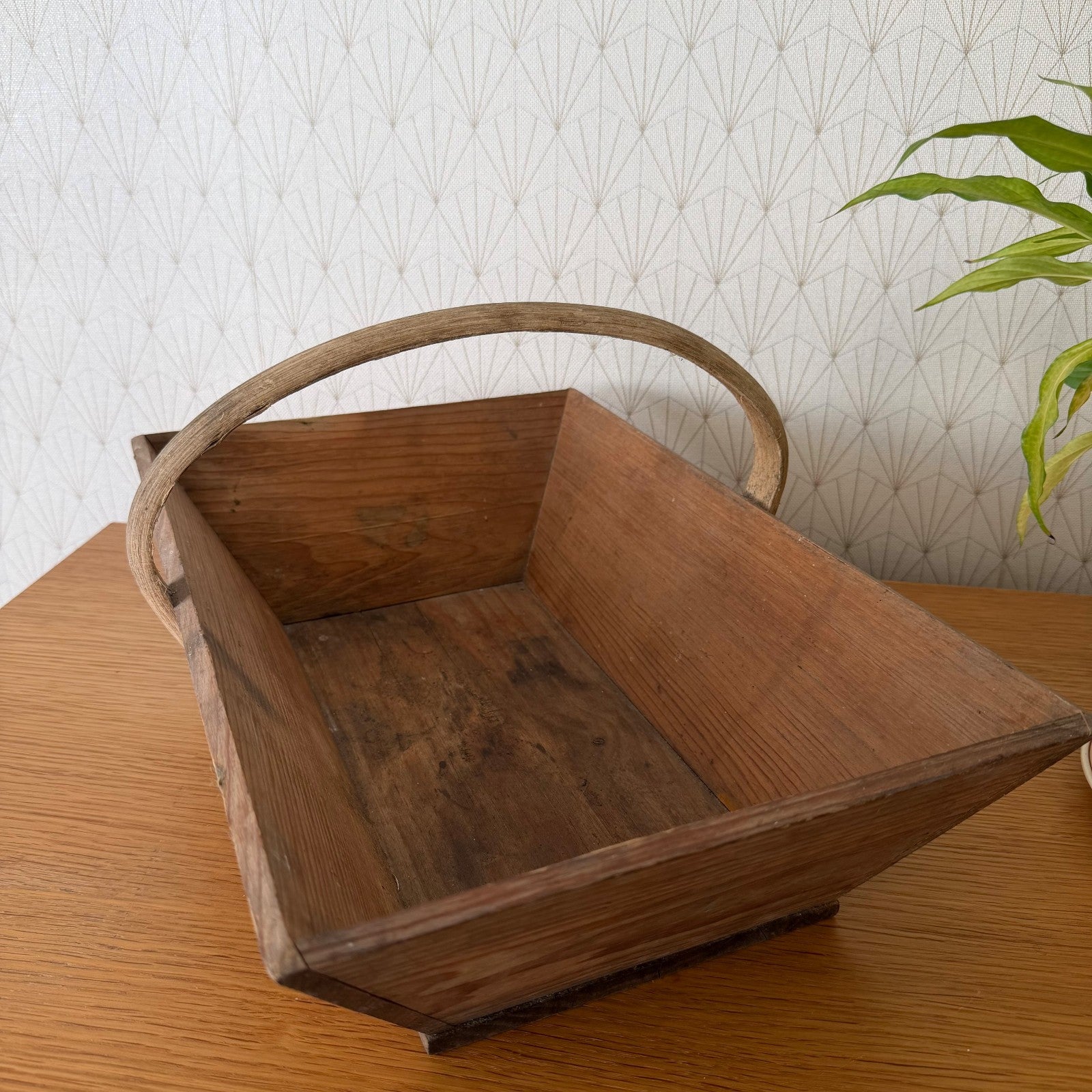 French Vintage Wooden Garden Trug Harvest Basket Market Trug 27062618 Fleamarketfrance