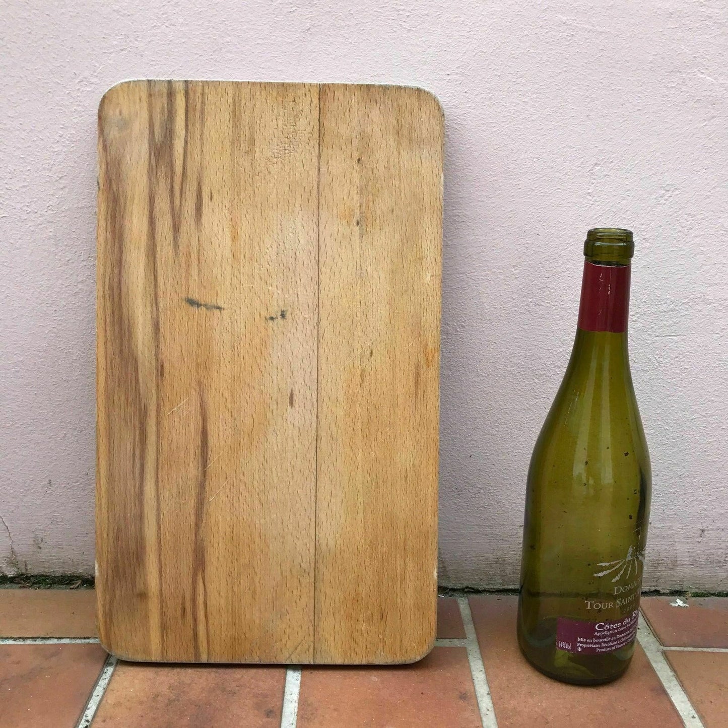 ANTIQUE VINTAGE FRENCH BREAD OR CHOPPING CUTTING BOARD WOOD 1602172 - Fleamarketfrance