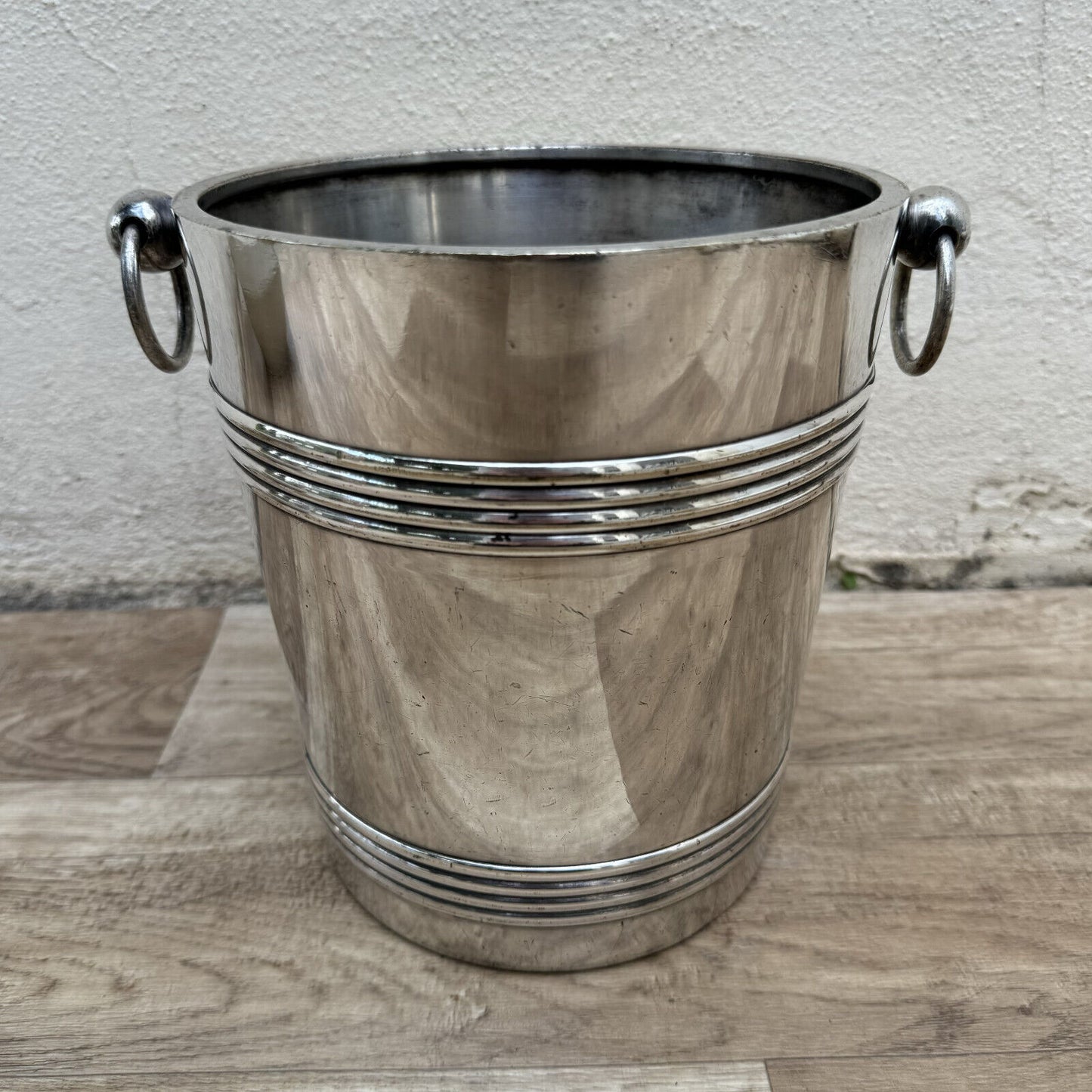 Vintage French Champagne Bucket Cooler Christofle Morlant silverplate 19092413 - Fleamarketfrance