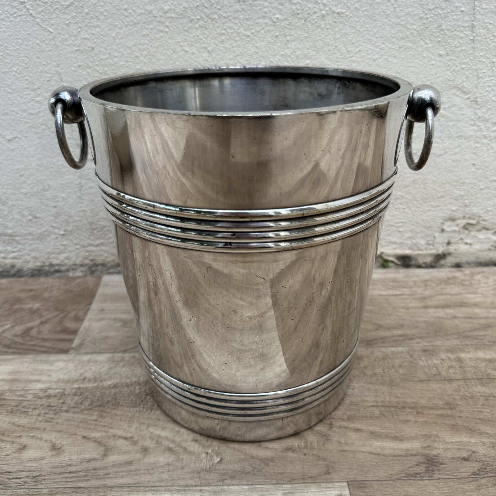 Vintage French Champagne Bucket Cooler Christofle Morlant silverplate 19092413 - Fleamarketfrance