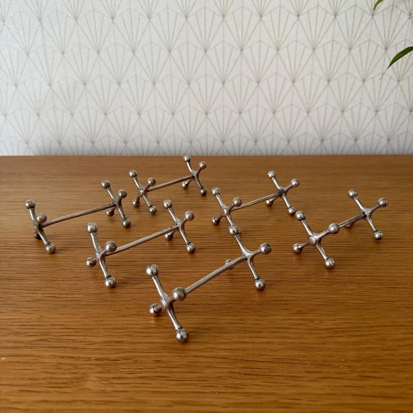 Christofle 6 Silver-plated Knife Rests 18042515 Christofle
