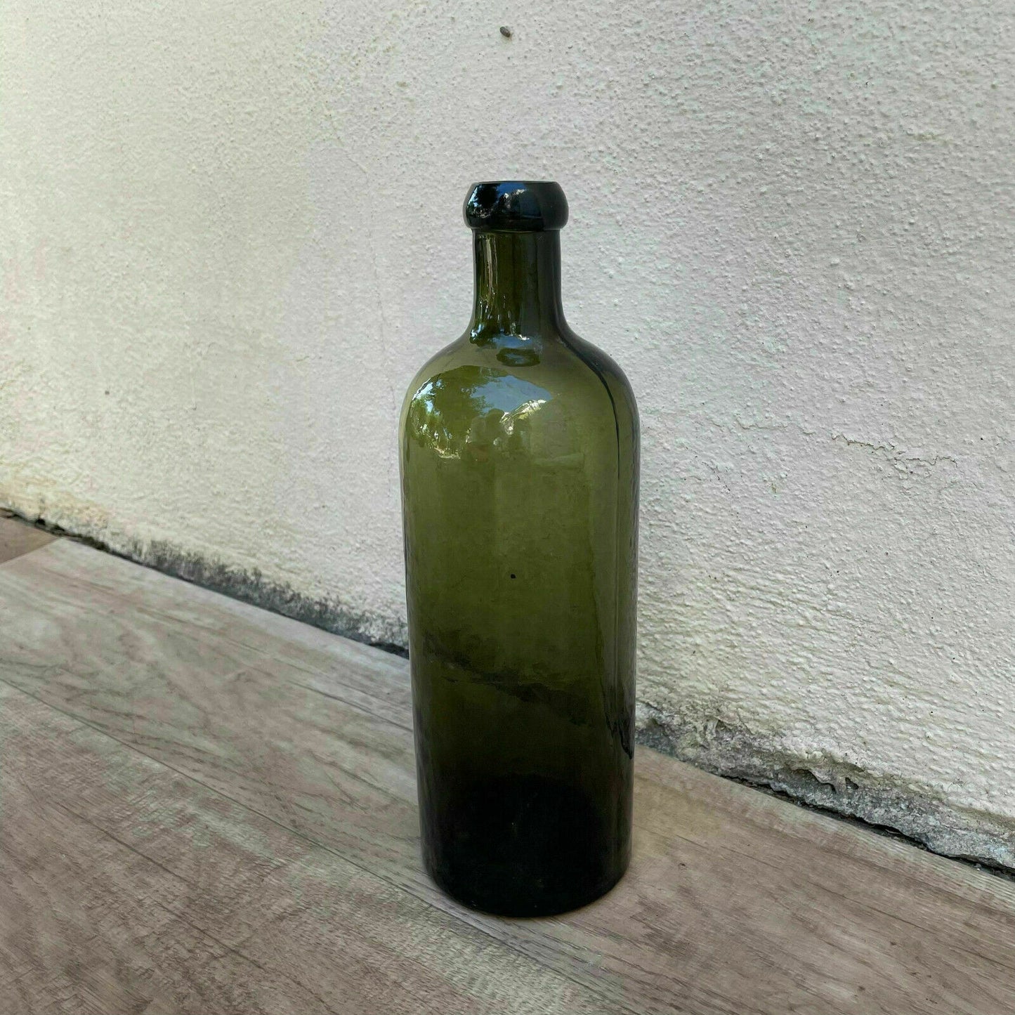 Old French Green Glass wine water pastis bottle circa 1920 0803221 - Fleamarketfrance