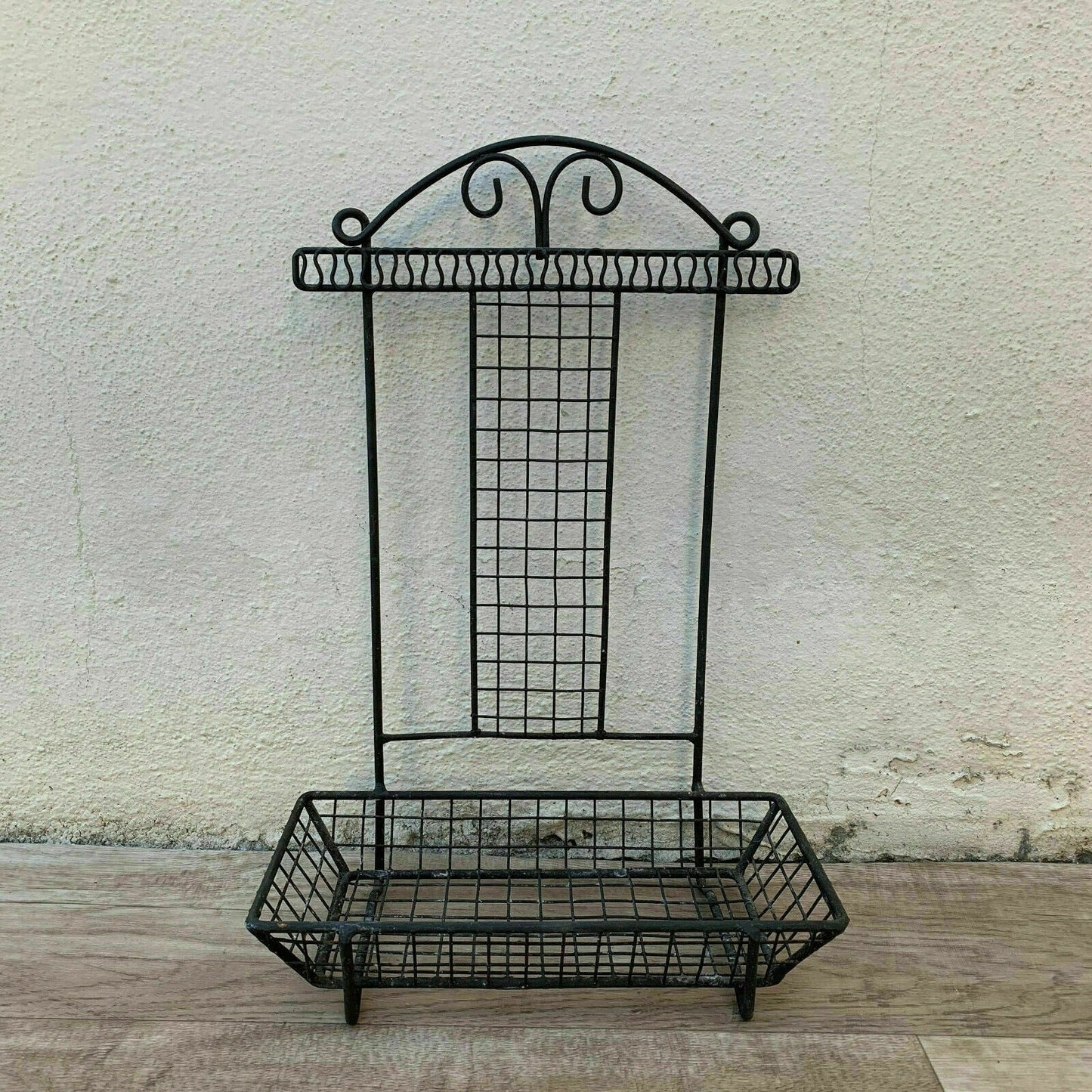 French Wire Kitchen Organizer Soap Holder Rack Vintage Wall Mount 2506192 Unbranded