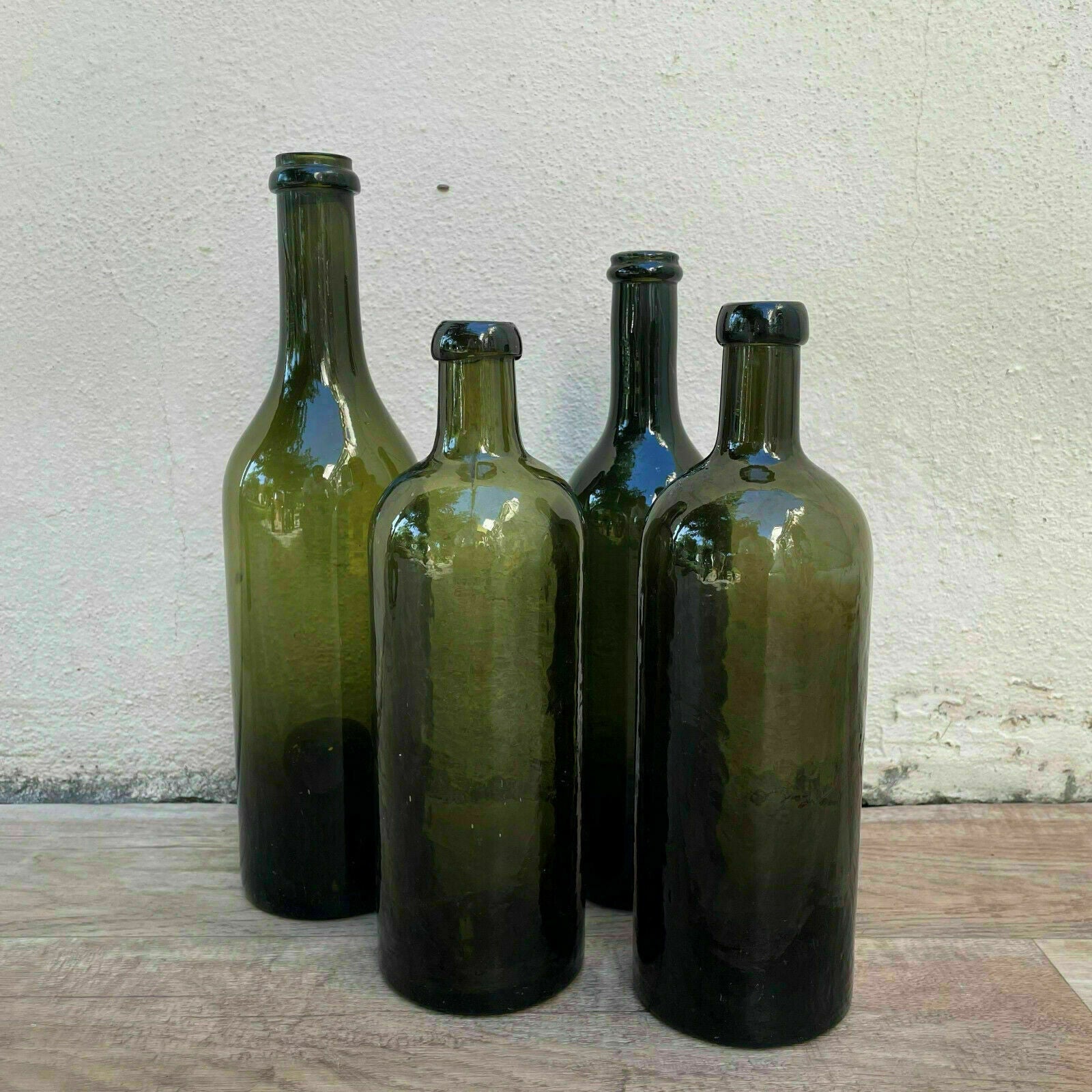 Old French Green Glass wine water pastis bottle circa 1920 22092112 - Fleamarketfrance