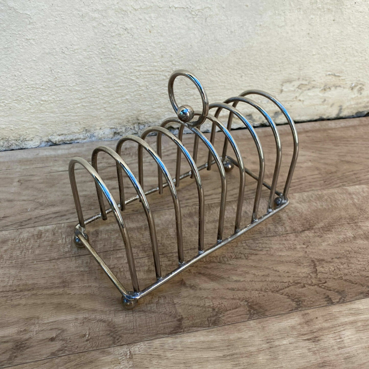 Vintage French Silver Plated Toast Rack Mid Century Tableware 3110215 Fleamarketfrance