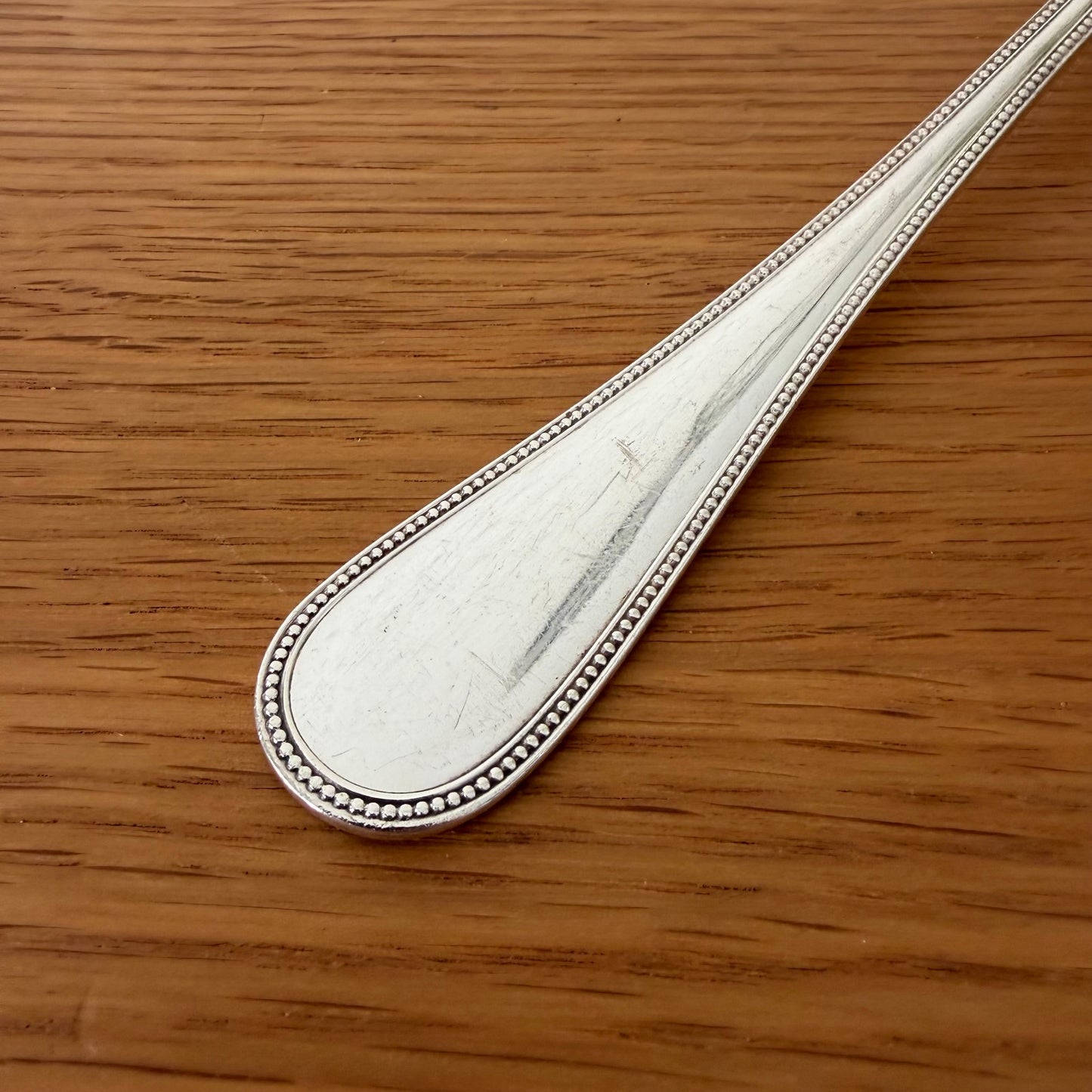 CHRISTOFLE France Pearl Silver-plated Dessert Ladle 2607264 Christofle