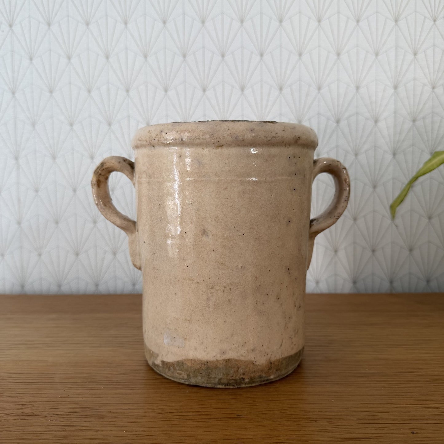 Italian Sardine Pot Antique Stoneware Crock Two Handles 01072613 Unbranded