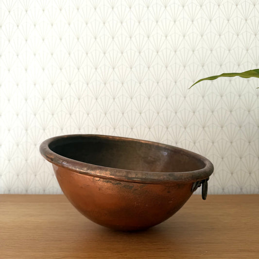 Antique Copper French Mixing Bowl Cul de Poule from France 1302268 Antique