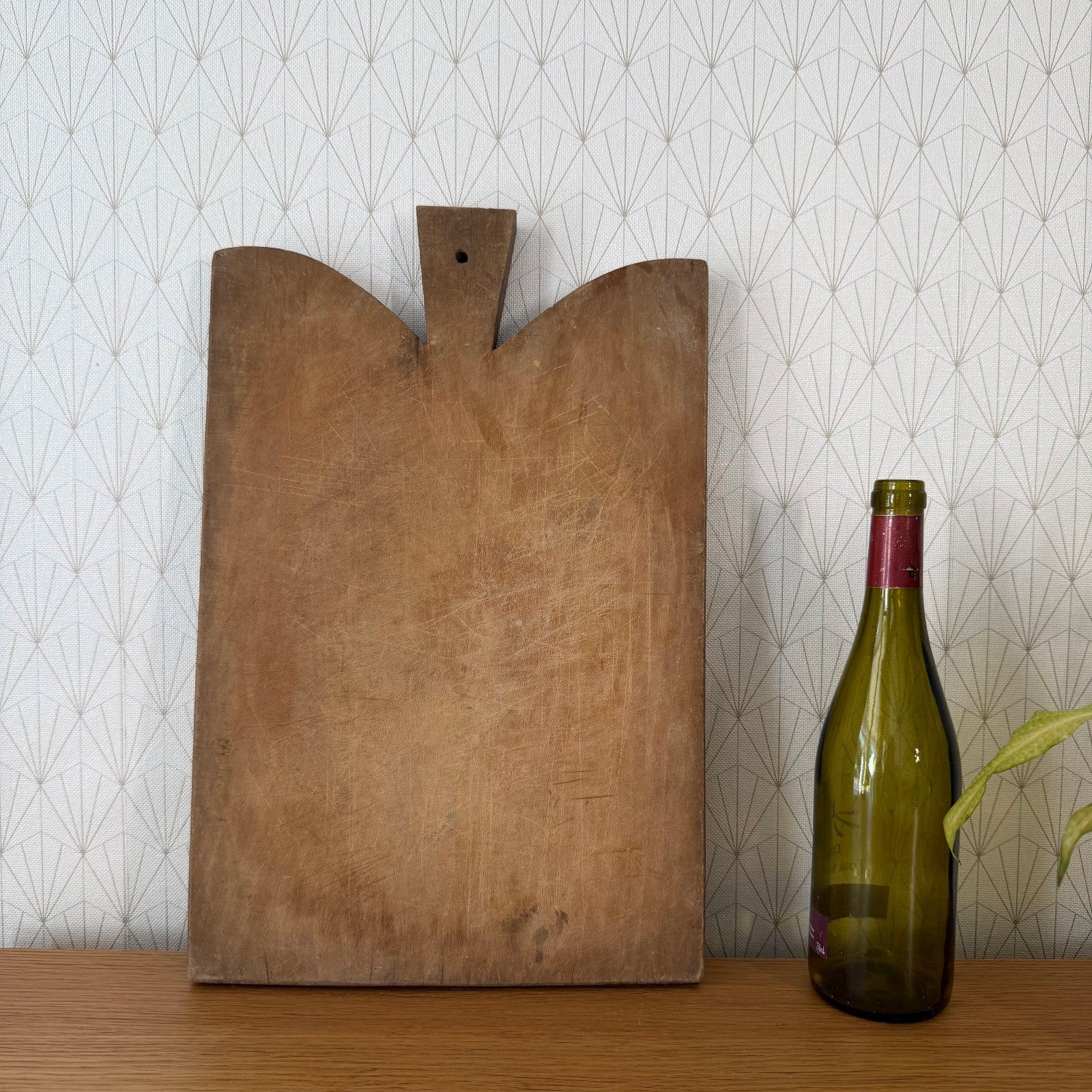 French Vintage Wooden Bread Cutting Board Large Chopping Board 01072615 Unbranded