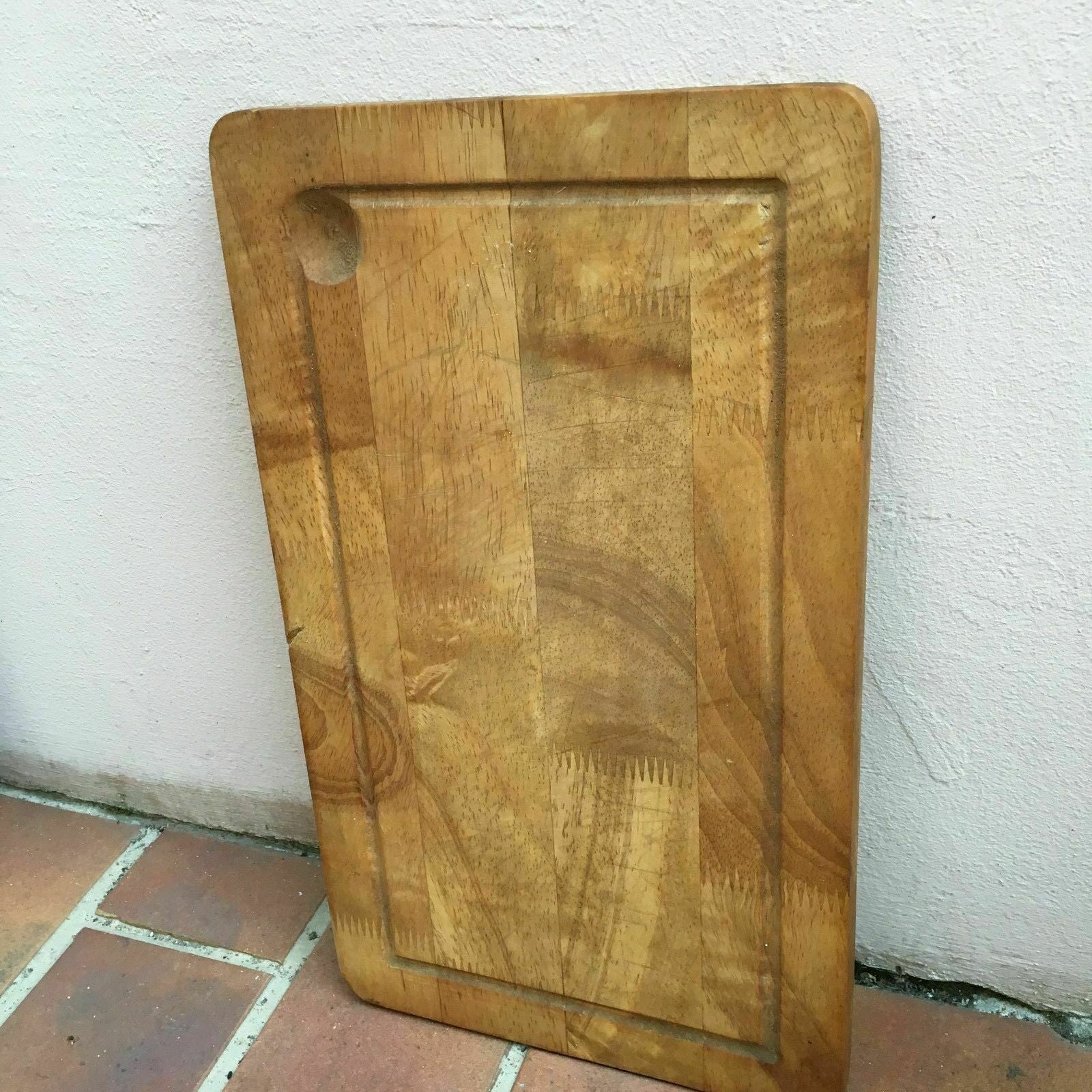 French Wood Cutting Board Vintage Kitchen Bread Cheese Chopping Block 311 Unbranded