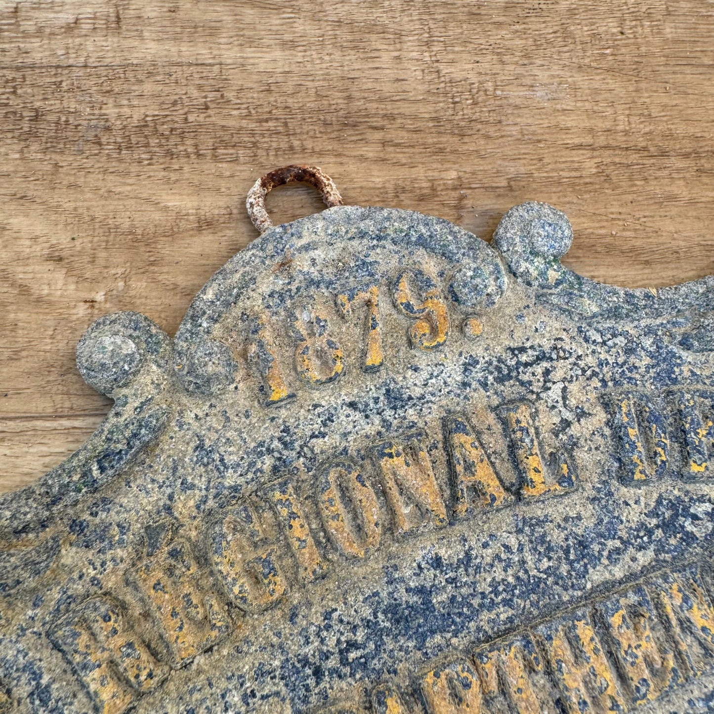 French Agricultural Plaque 1879 Vintage Farm Trophy Award Medal 2507247 Fleamarketfrance