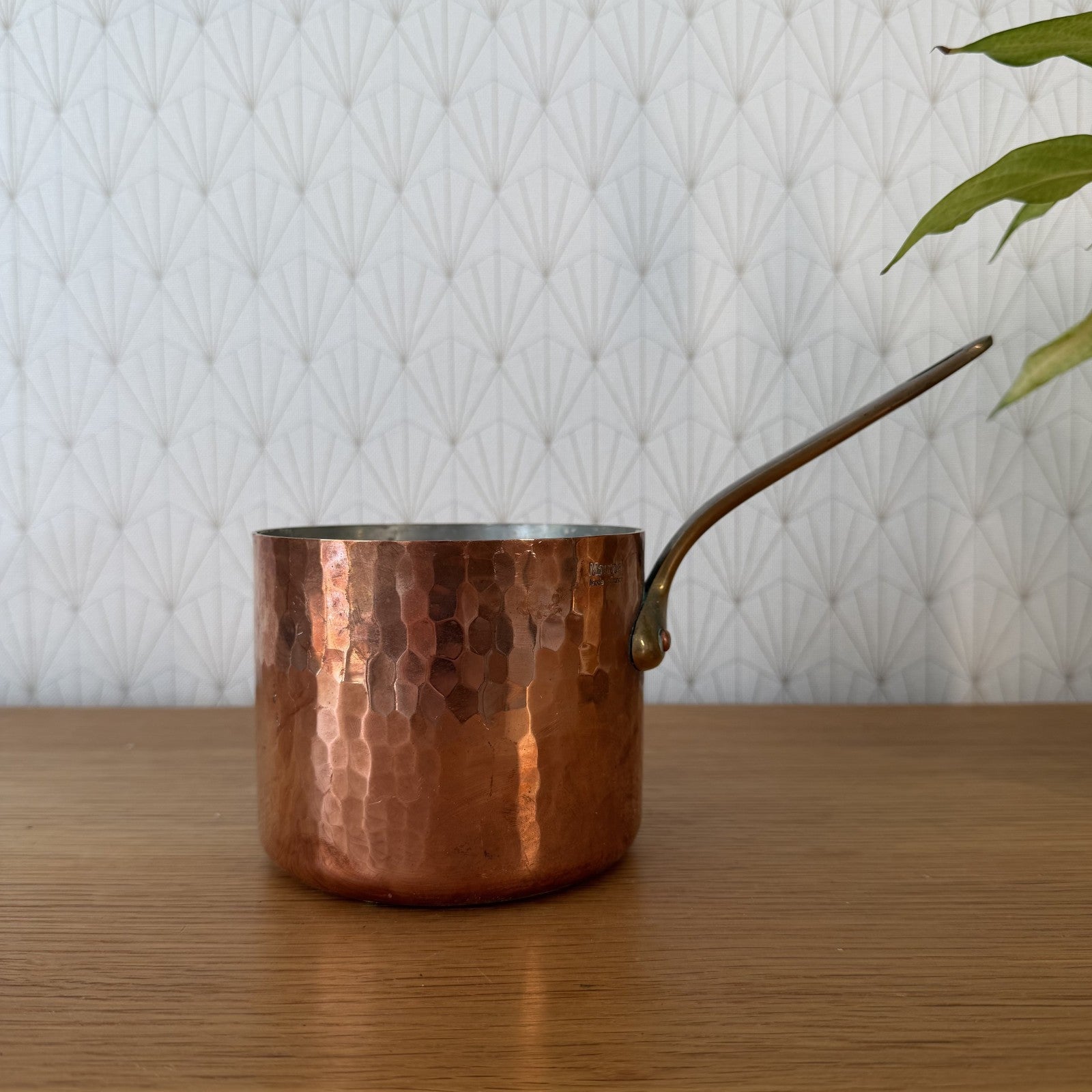 French Copper Mauviel Villedieu Pan Tin Lined Professional 4.7" 1006269 Unbranded