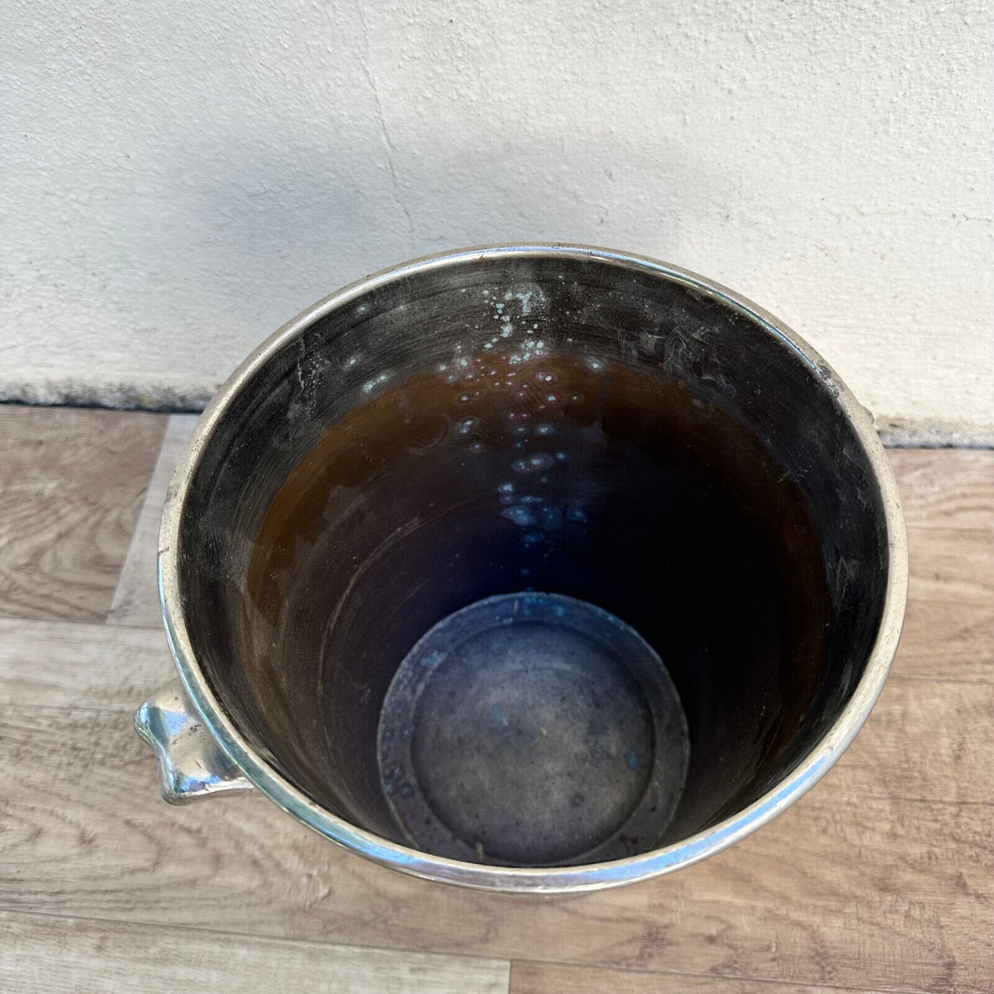 Vintage French Champagne Silverplate Bucket Cooler silverplate GOULET 25102311 - Fleamarketfrance