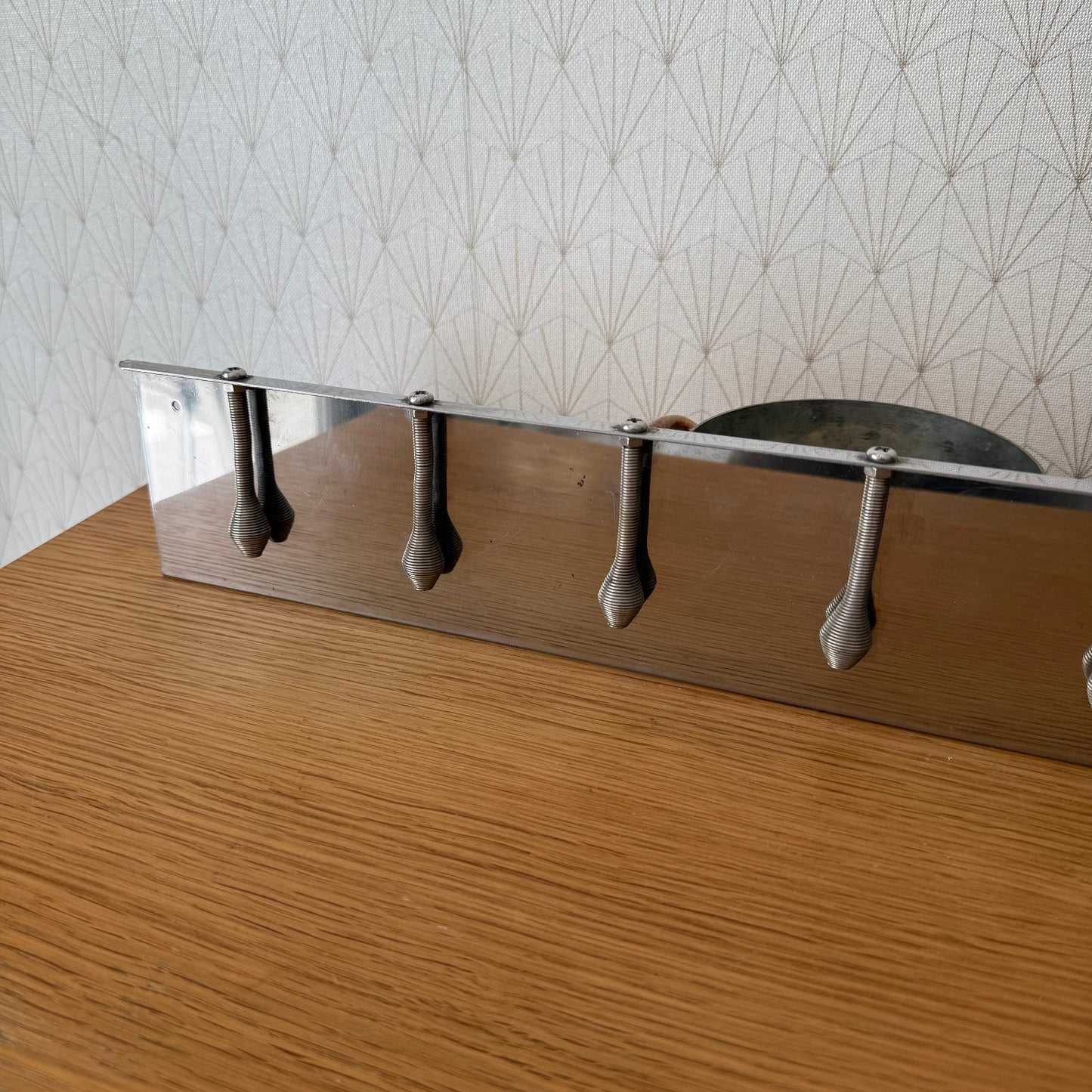 Vintage French Restaurant Check Holder Metal Ticket Spike Rail 0407259 Fleamarketfrance