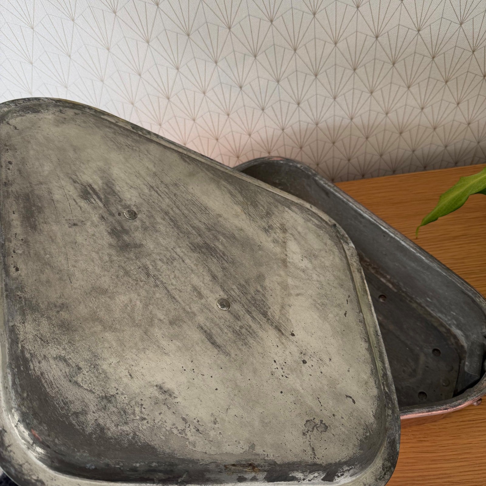 French Copper Fish Poacher Turbot Vintage Turbotiere Cookware 1602261 Unbranded