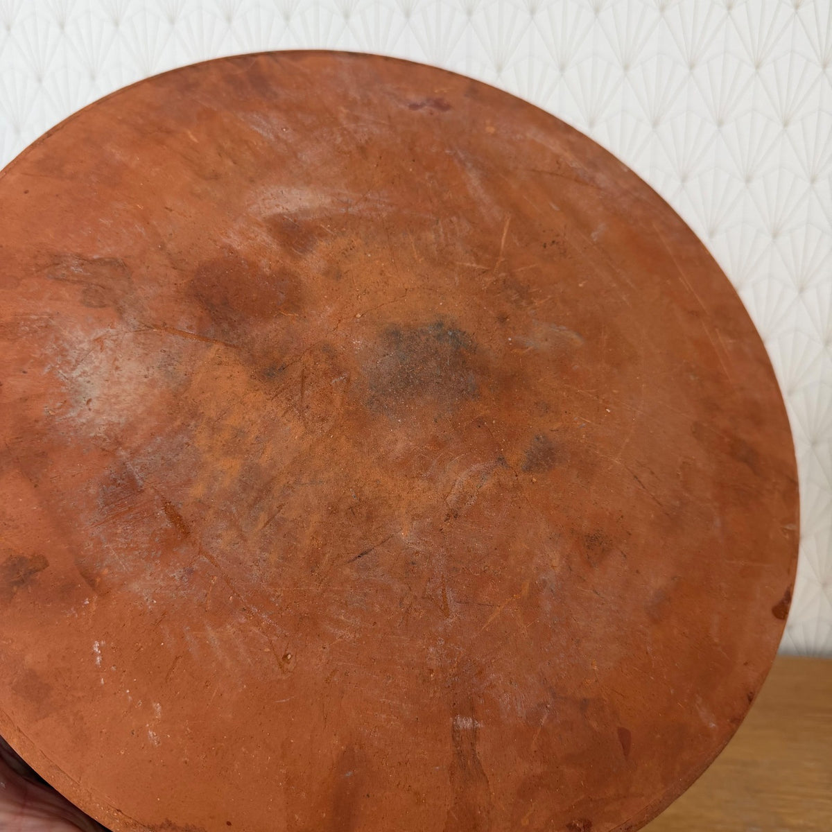 French Terracotta Tian Bowl Provence Vintage Pottery 04092624