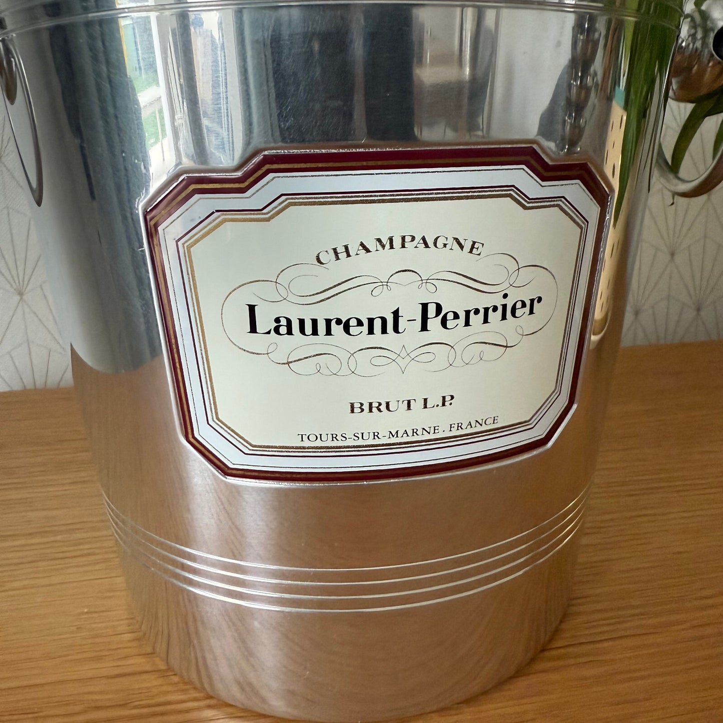 Laurent Perrier Champagne Ice Bucket Vintage French Silver Cooler 1804257 Fleamarketfrance