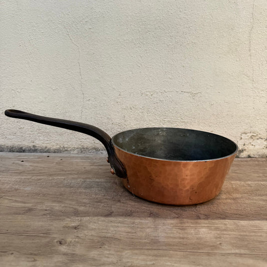 Vintage French Copper Saucepan Jaffier Parsi Avignon Professional 12062422 Unbranded