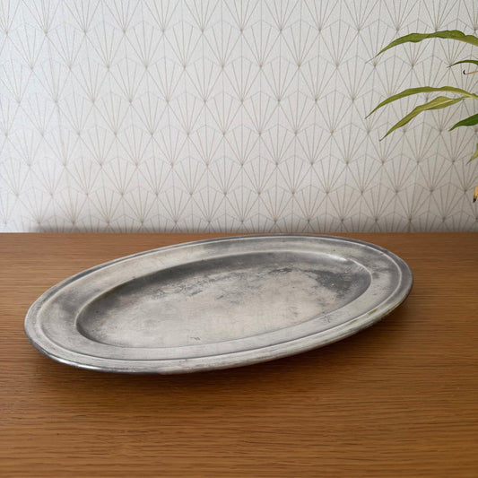 Christofle Silverplate Oval Serving Tray French Vintage Platter 2607267 ercuis