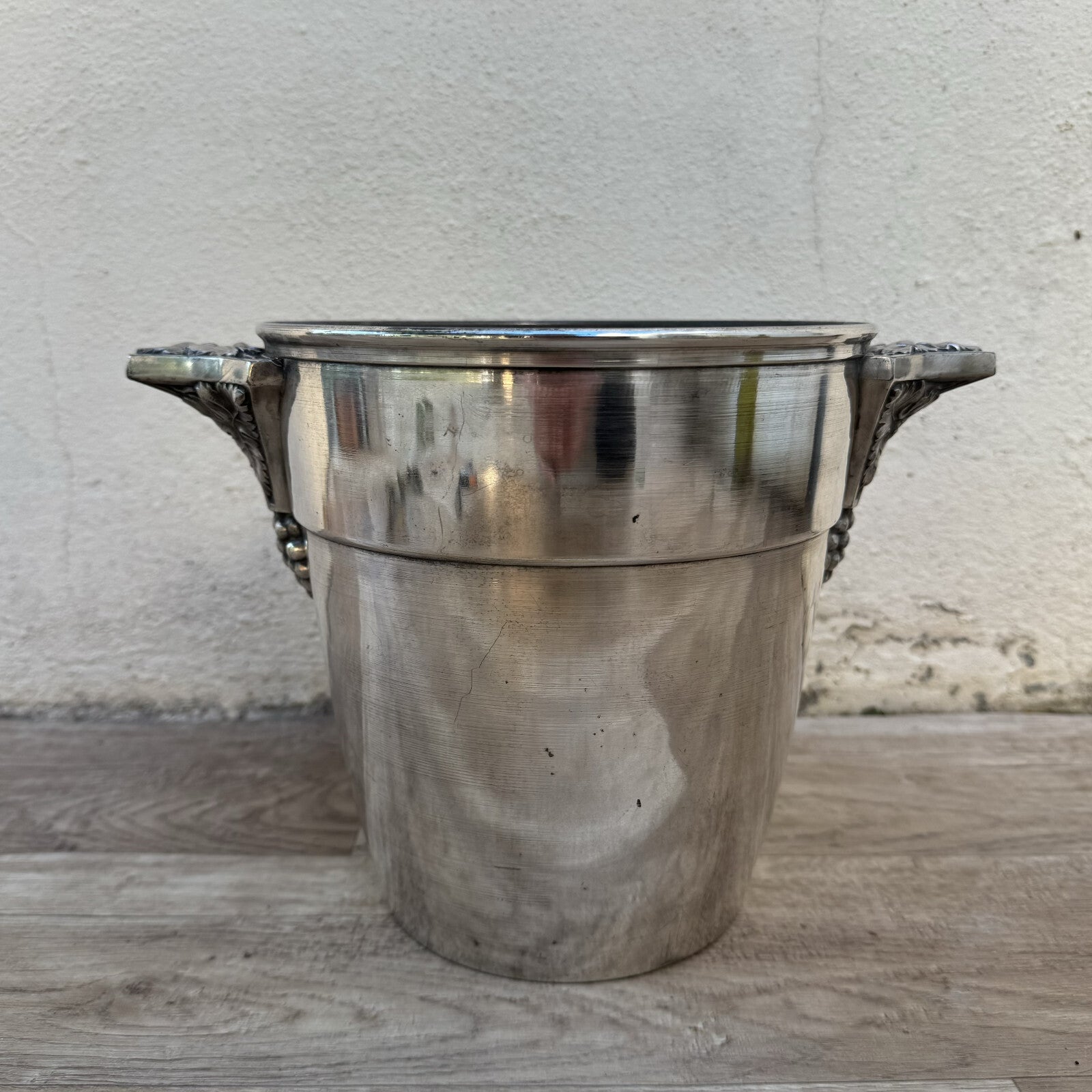 Vintage French Art Deco Champagne Bucket Silver Plate Wine Cooler 23092424 Fleamarketfrance