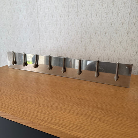 Vintage Check Rack Metal Ticket Holder Restaurant Kitchen Food Orders 04072510