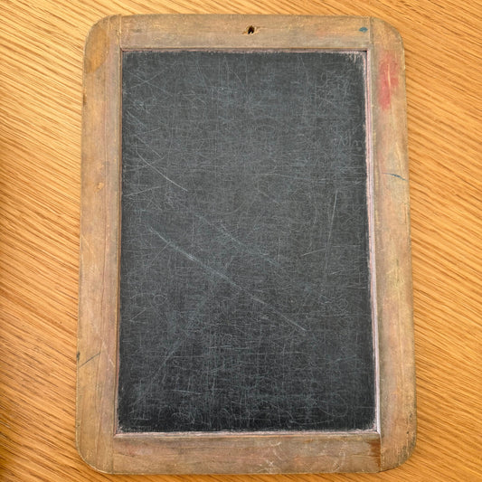 Vintage French School Slate Double Sided Chalkboard Antique 09022518 Fleamarketfrance
