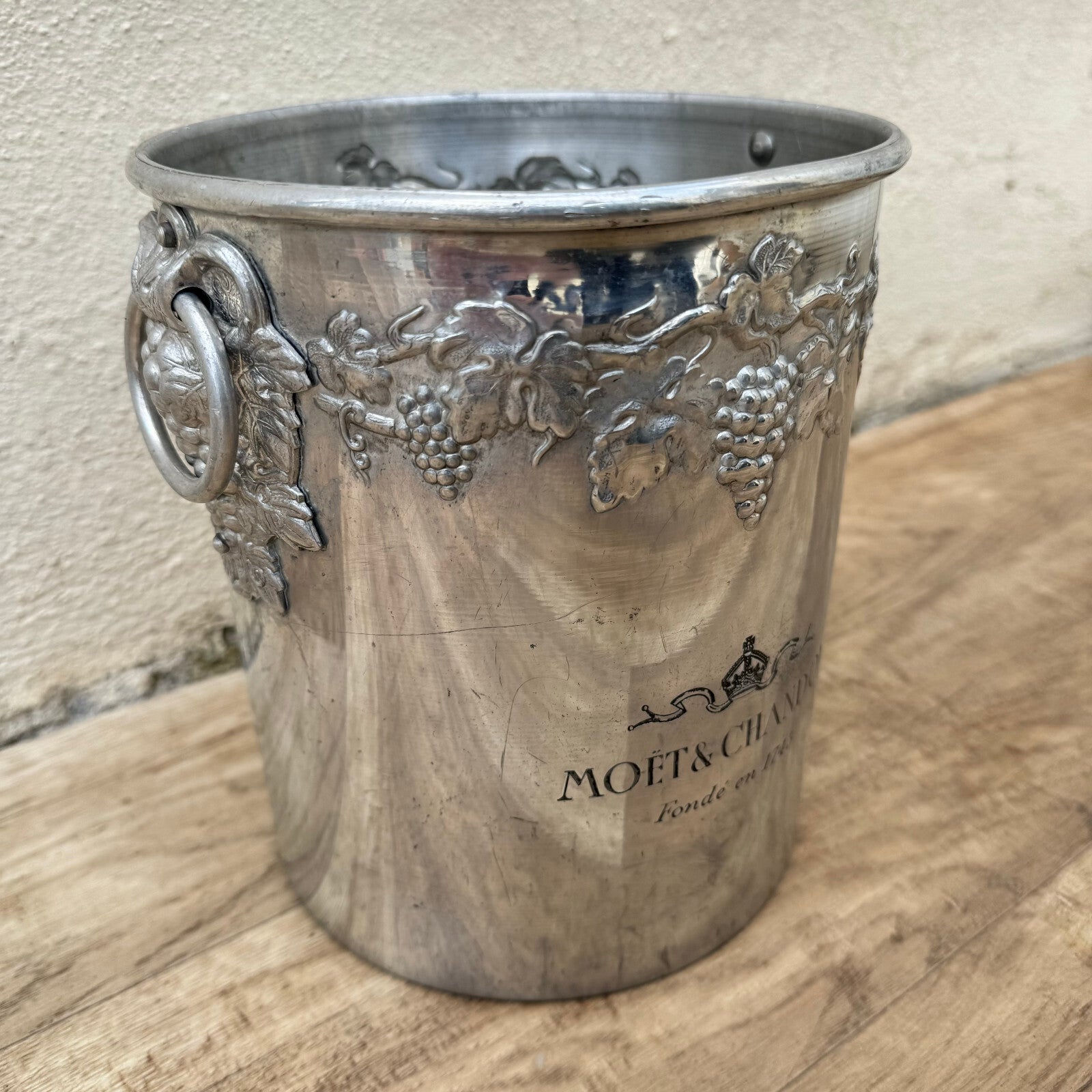 Vintage Moet Chandon Champagne Bucket Silver Plated Ice Cooler 2904244 Moët & Chandon