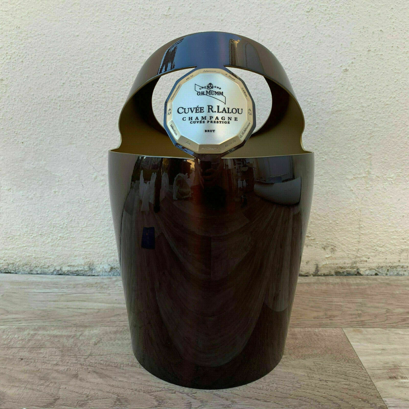 RARE Vintage French Champagne Ice Bucket Cooler Made France Mumm TIN 0904199 - Fleamarketfrance