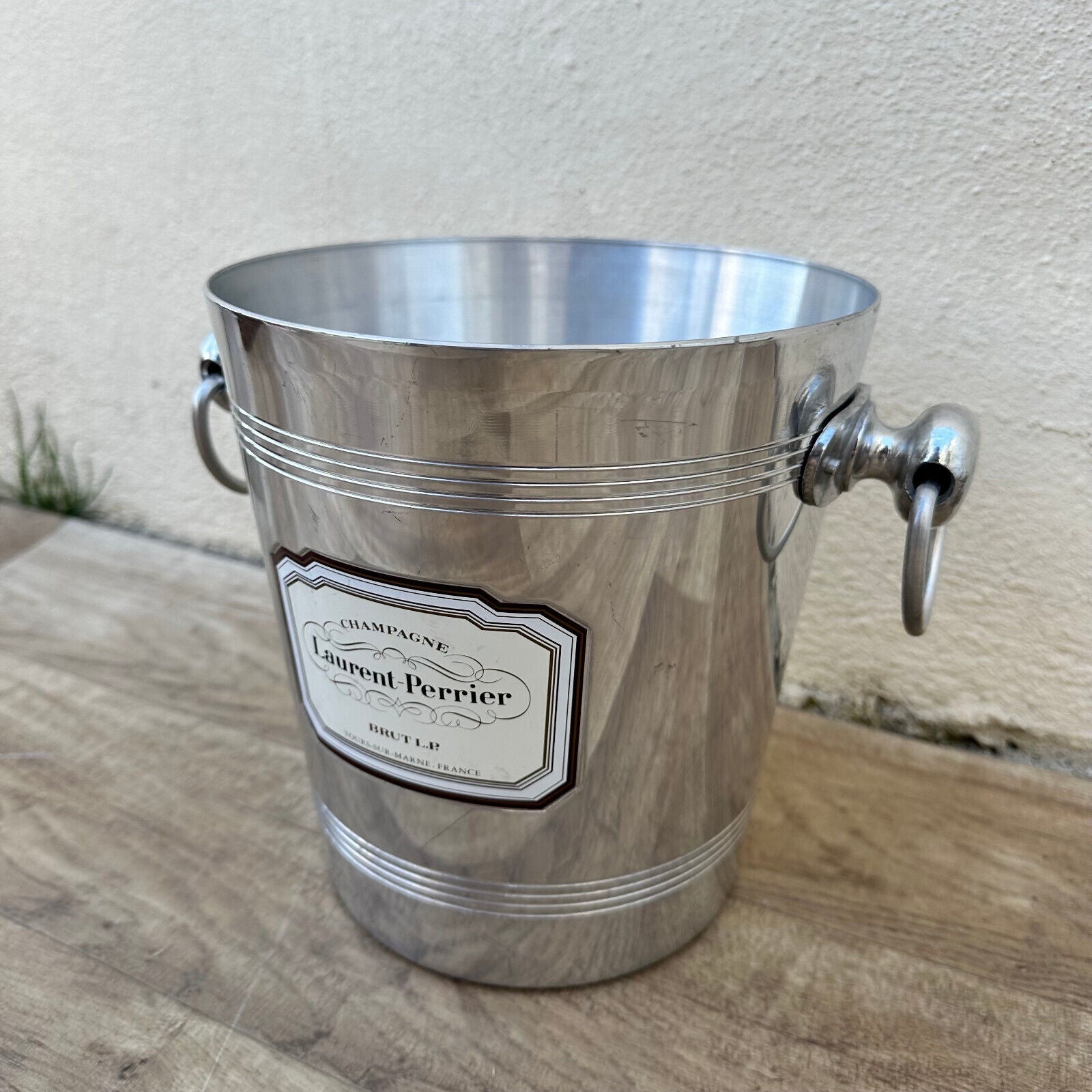 Vintage French Champagne Ice Bucket Cooler Made LAURENT PERRIER 0712235 - Fleamarketfrance