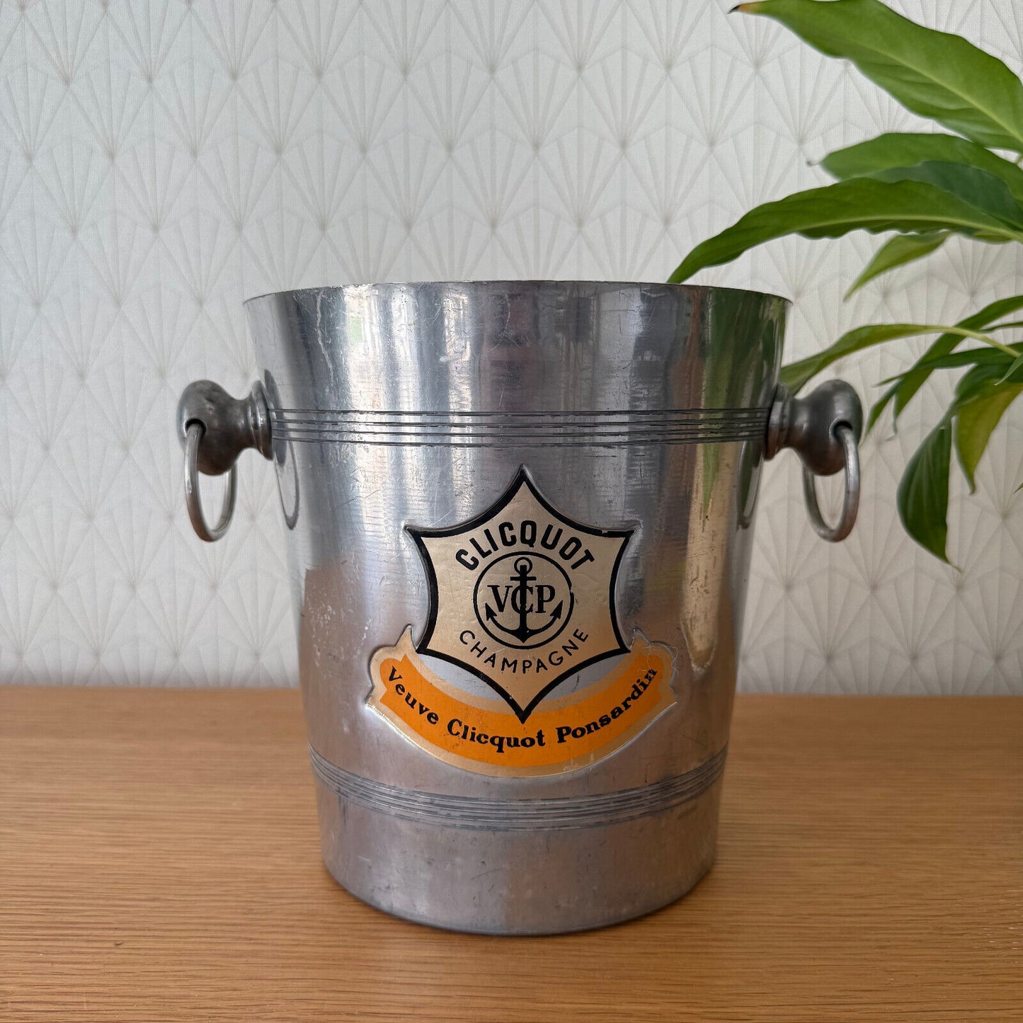 Vintage French Champagne Ice Bucket Cooler Made France VEUVE CLICQUOT 09042513