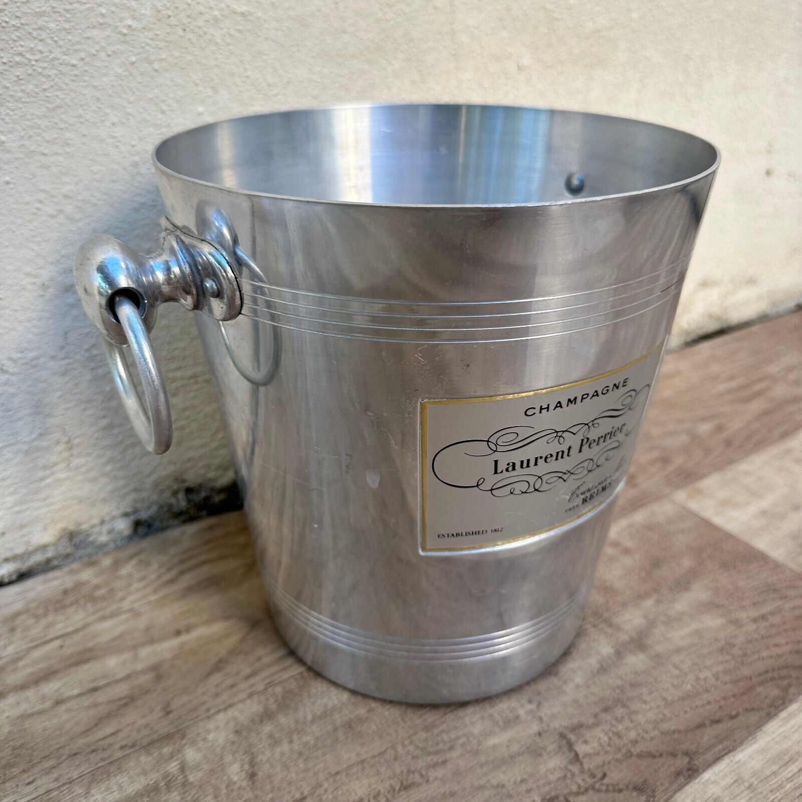 Vintage French Champagne Ice Bucket Cooler Made in France Perrier 2109237 - Fleamarketfrance