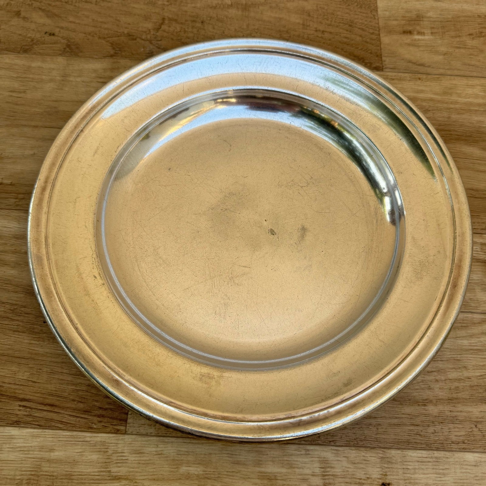 Christofle Silverplate Charger Plate French Vintage 25cm Round 0601261 Christofle