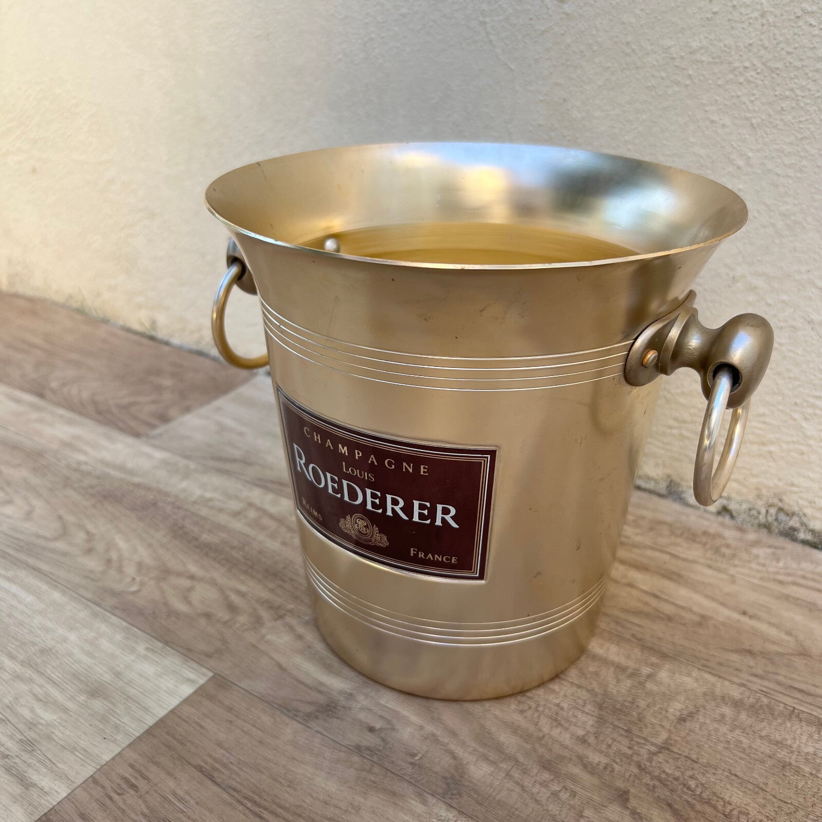 Louis Roederer Champagne Bucket Gold French Vintage Ice Cooler 2906235 Fleamarketfrance