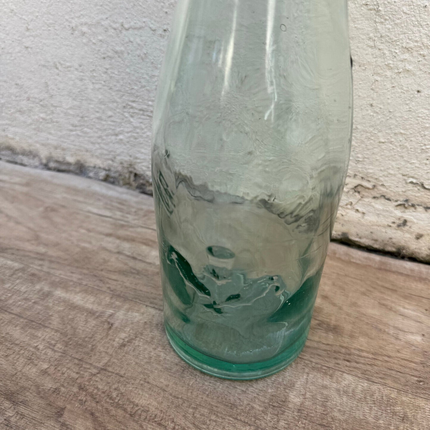 Old bottle preserve La Lorraine jar glass porcelain stopper 11 1/2" 30062414 - Fleamarketfrance