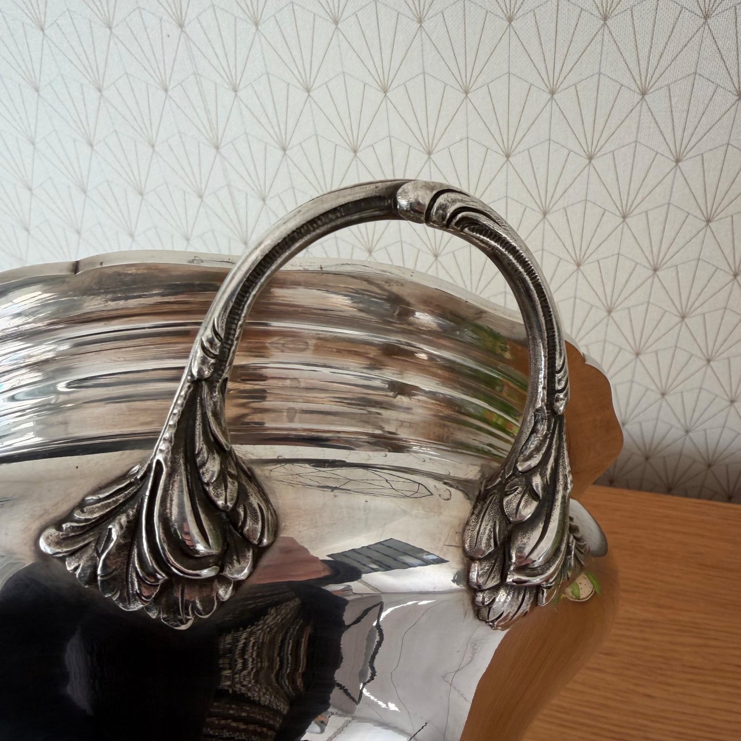 French Silver Plated Tureen Bowl Vintage Silverplate Serving Dish 13012618 Unbranded