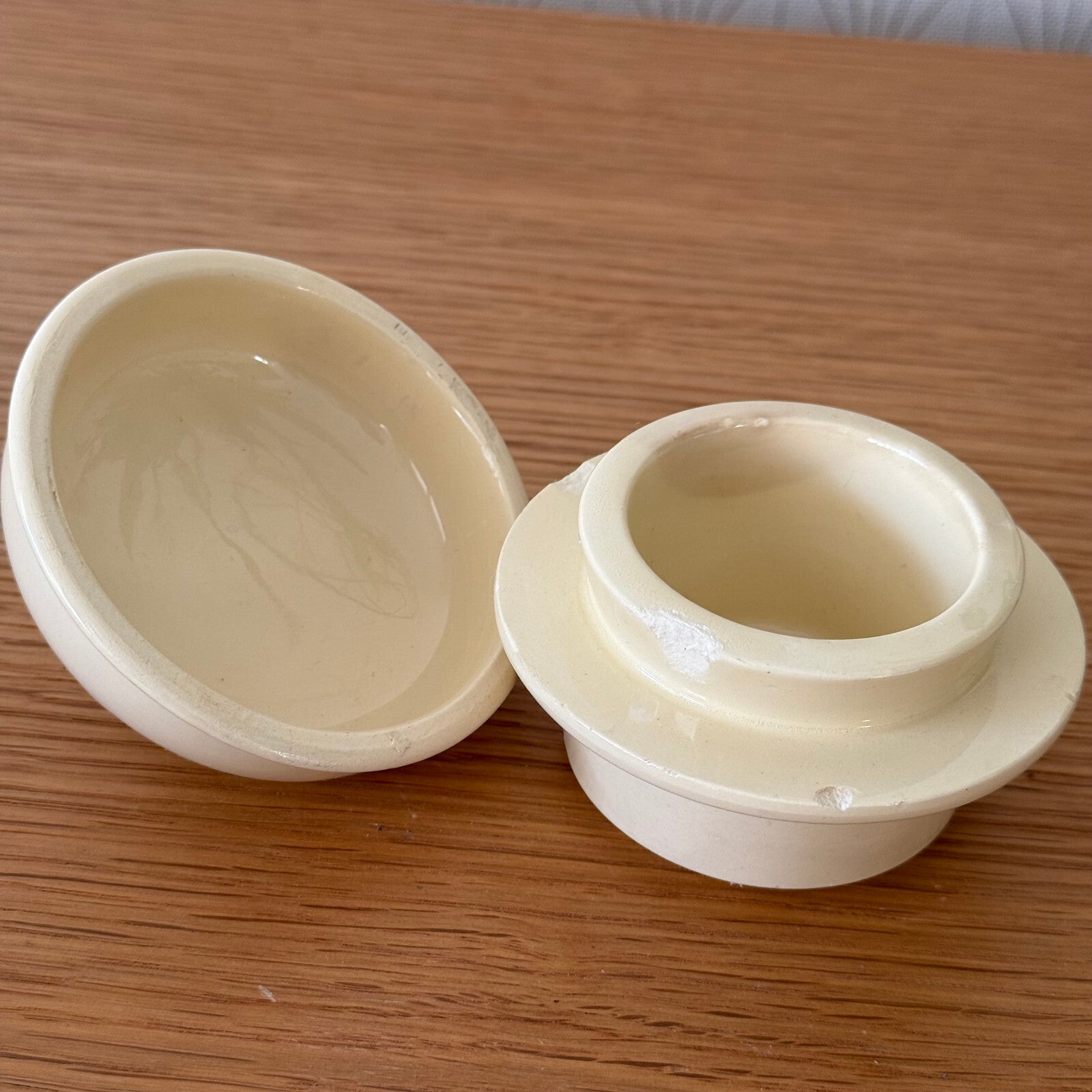 Vintage French Sarreguemines Ceramic Terrine Pot Foie Gras Dish 0112249 Sarreguemines