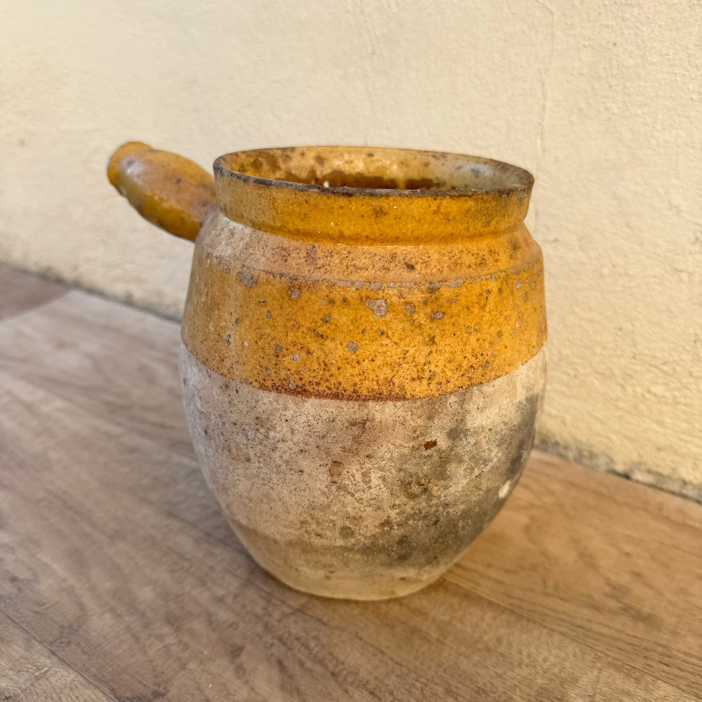 French vintage stoneware potery cooking pot France 1302252 Unmarked